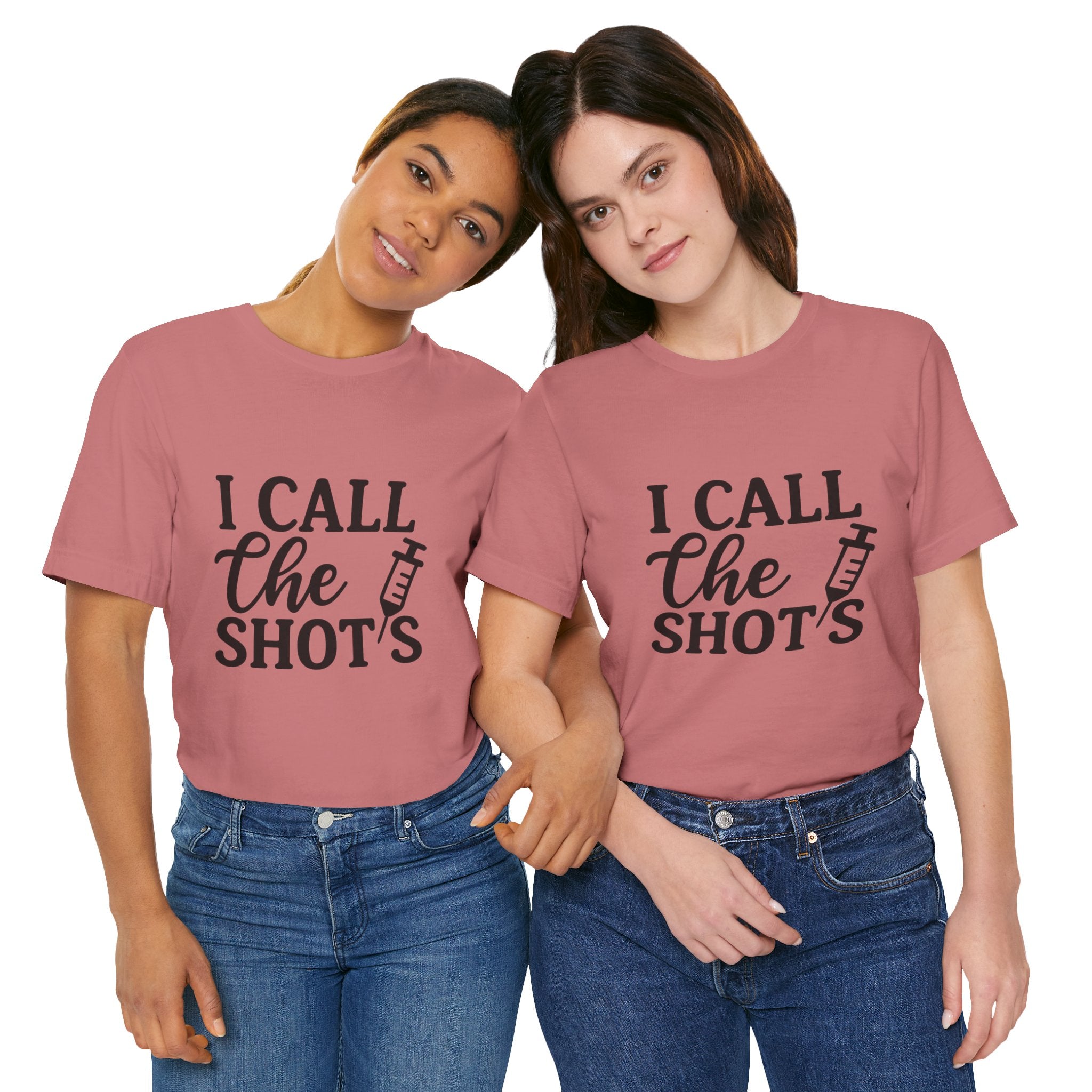 I Call the Shots  Tee, Fun Medical Humor Tee, Gift for Nurses, Healthcare Professional Shirt, Quirky Vaccine Shirt, [...]