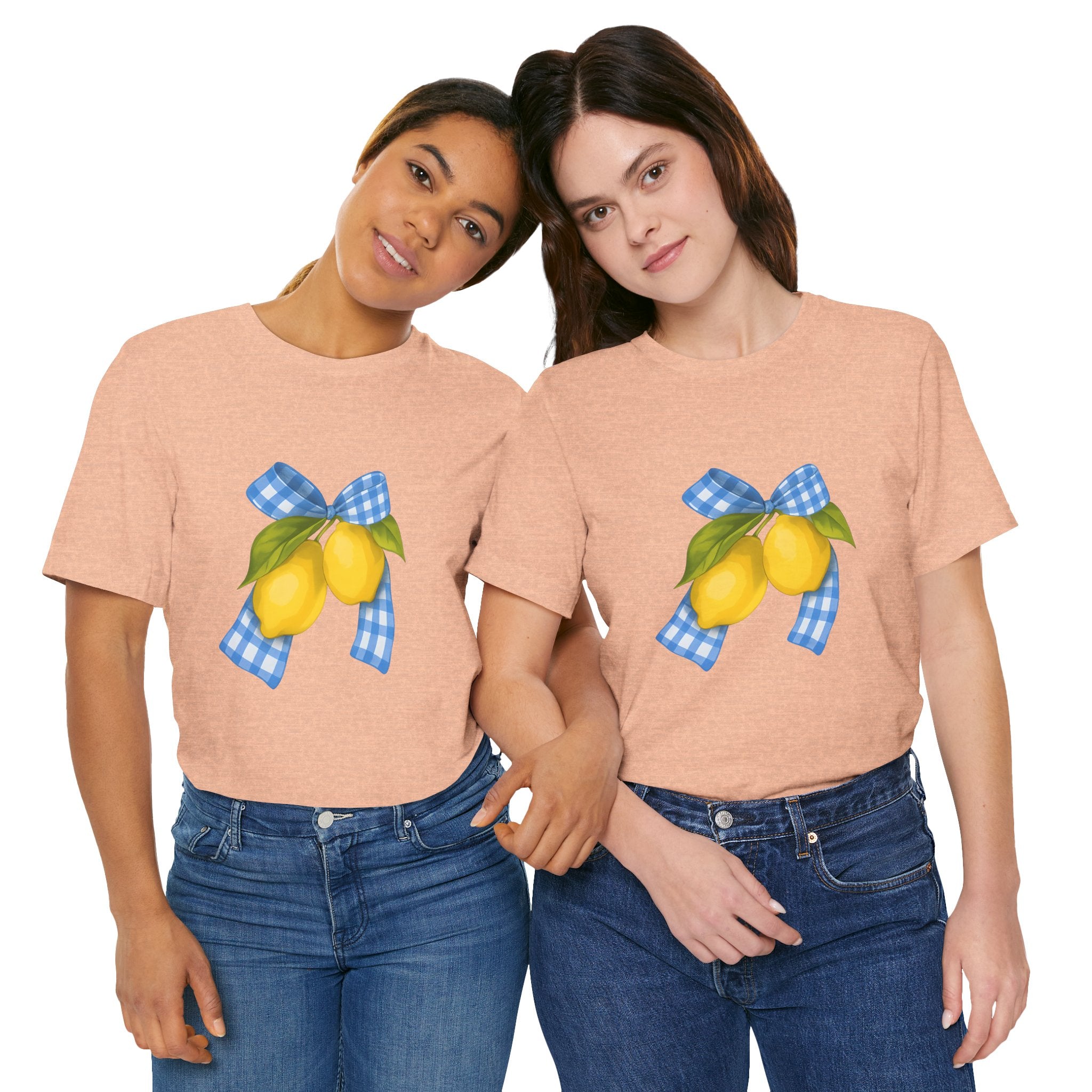 Lemon Blossom Unisex Tee - Summer Vibes, Farmhouse Style, Gifts for Her, Casual Wear, Garden Party Attire