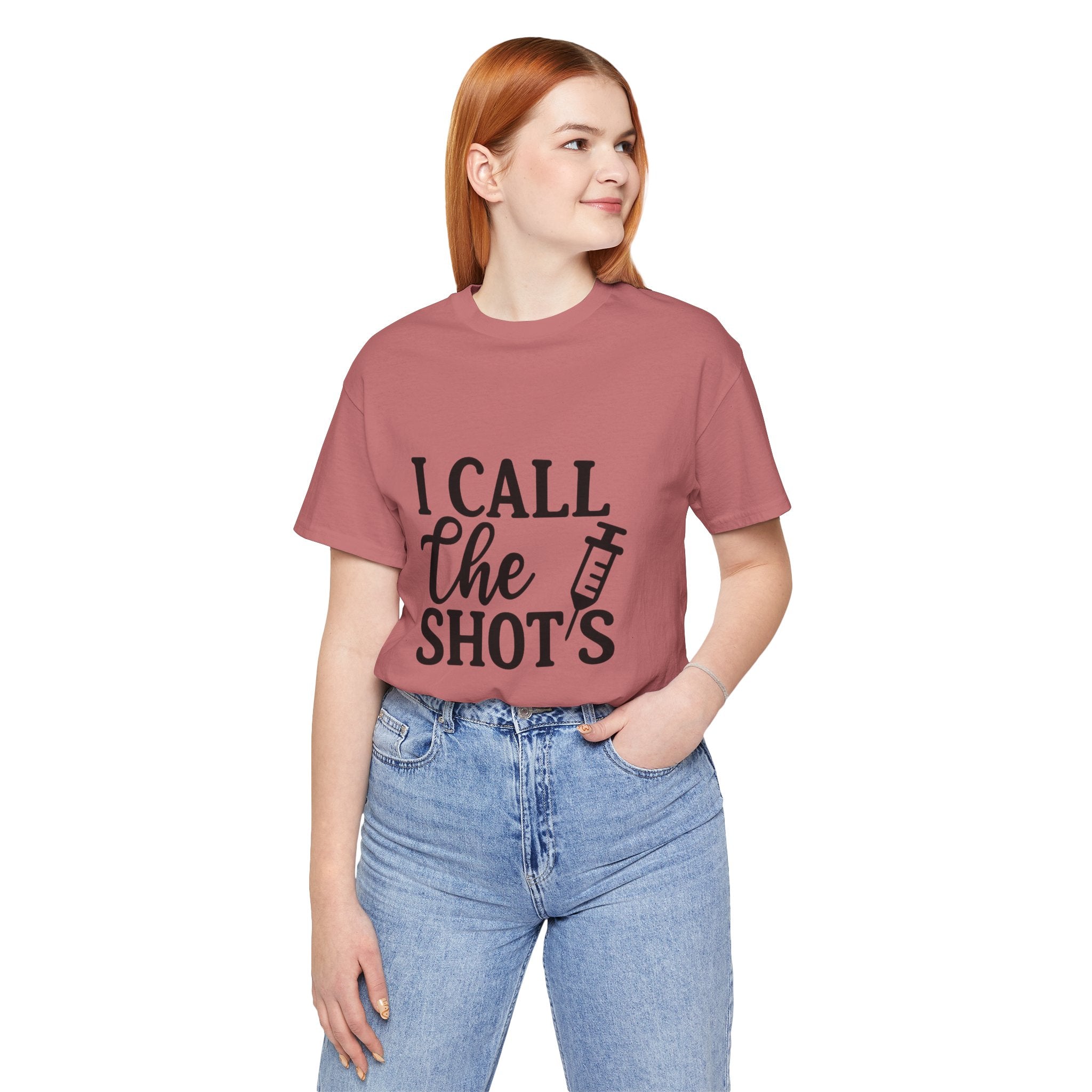 I Call the Shots  Tee, Fun Medical Humor Tee, Gift for Nurses, Healthcare Professional Shirt, Quirky Vaccine Shirt, [...]