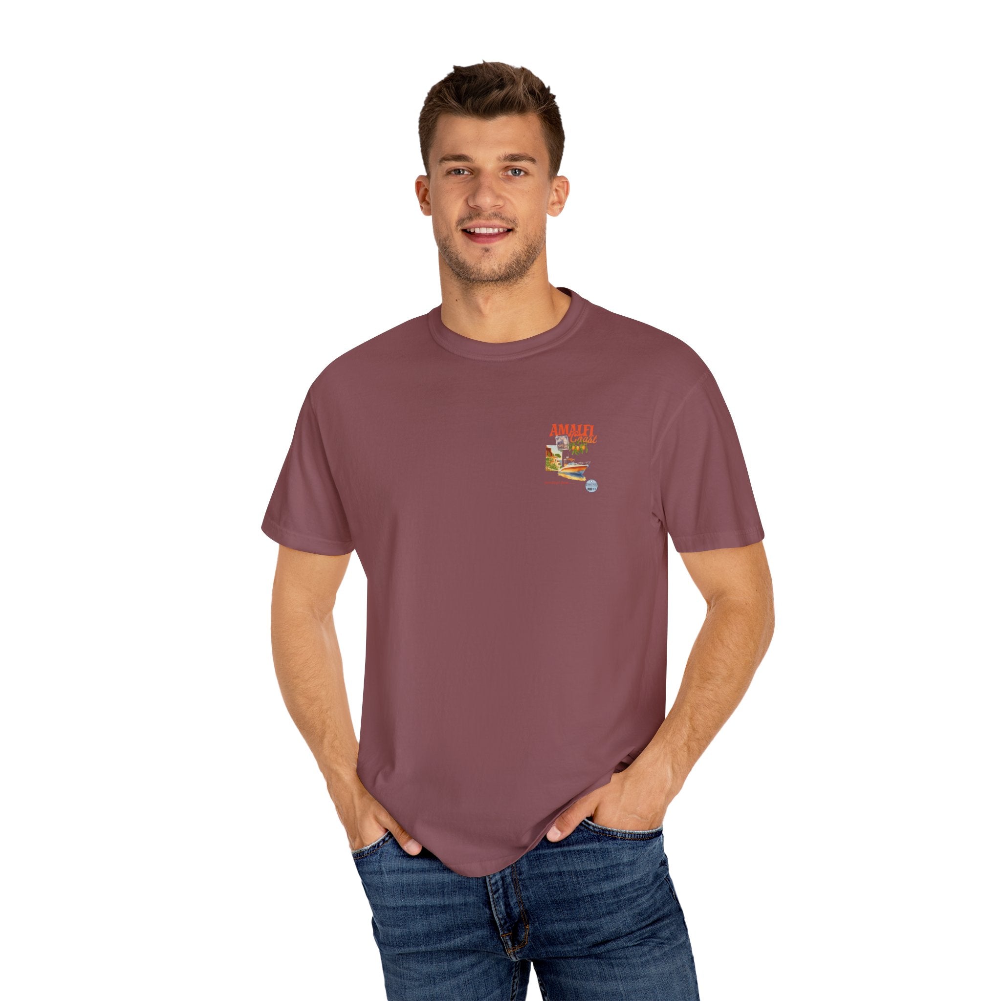 Amalfi Coast Vintage Unisex T-shirt - Stylish Travel Tee for Beach Lovers, Gifts for Her, Casual Summer Wear, Vacation Vibes