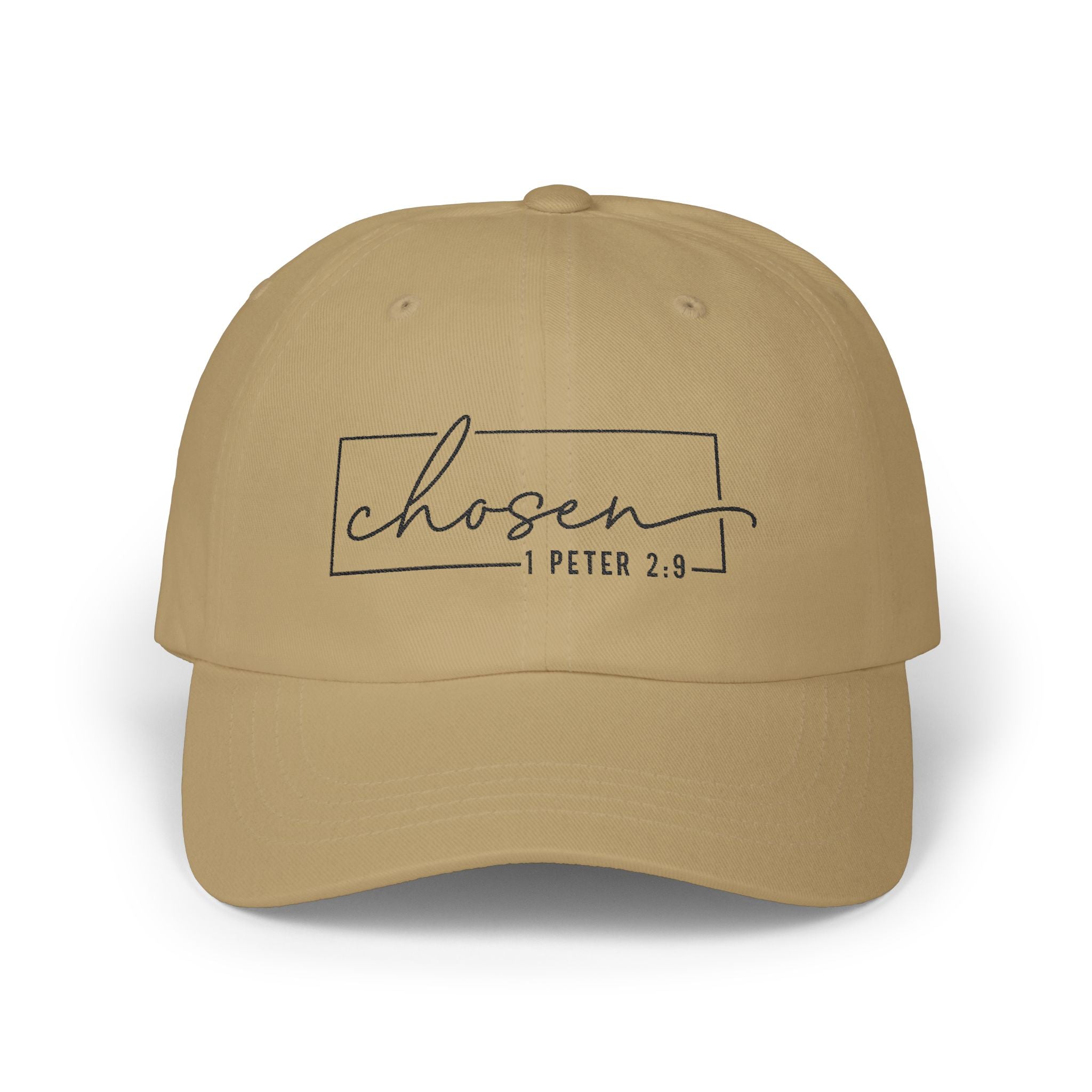 Chosen Classic Dad Cap - Faith-Based Hat for Everyday Wear, Perfect Gift for Father's Day, Graduation, or Any Occasion