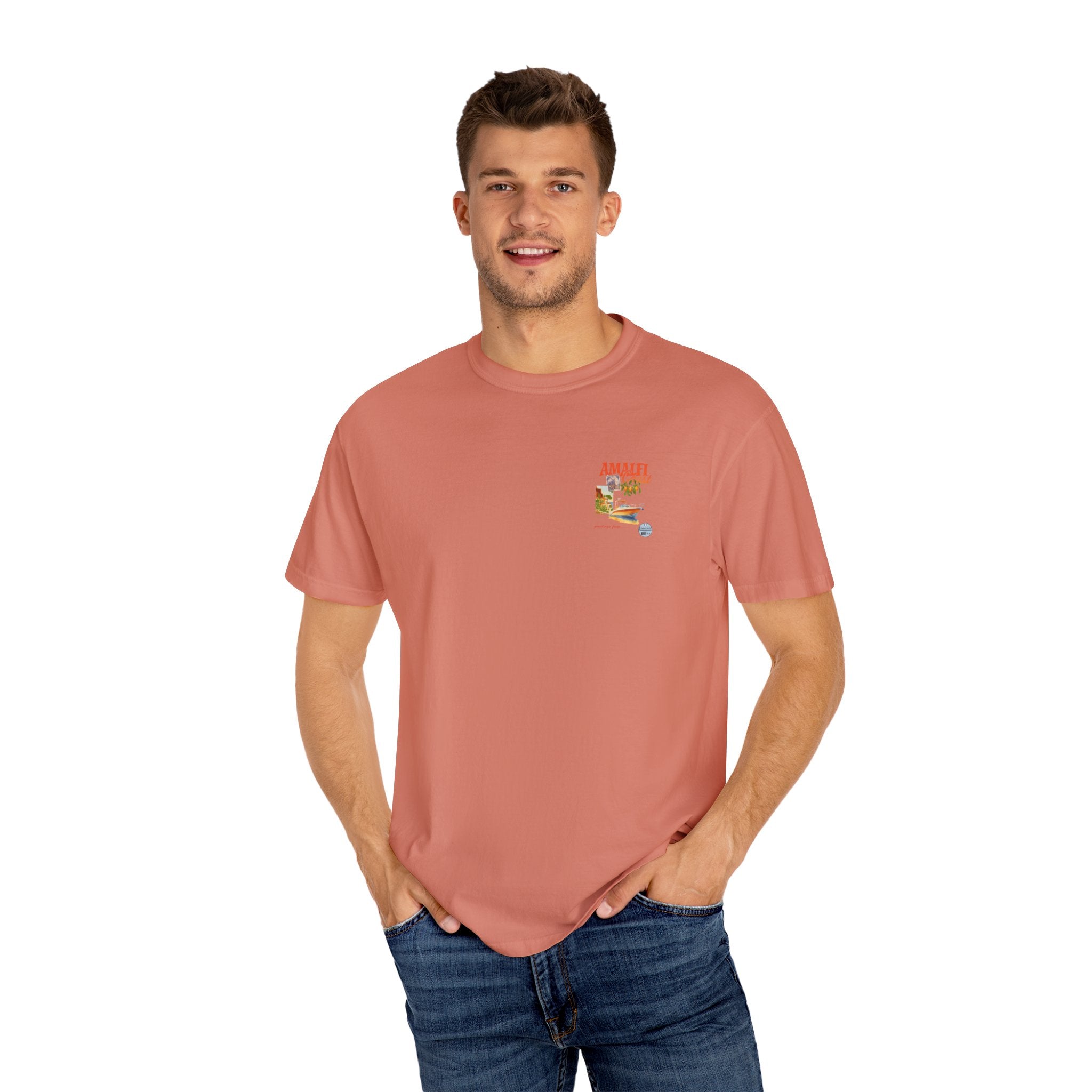 Amalfi Coast Vintage Unisex T-shirt - Stylish Travel Tee for Beach Lovers, Gifts for Her, Casual Summer Wear, Vacation Vibes