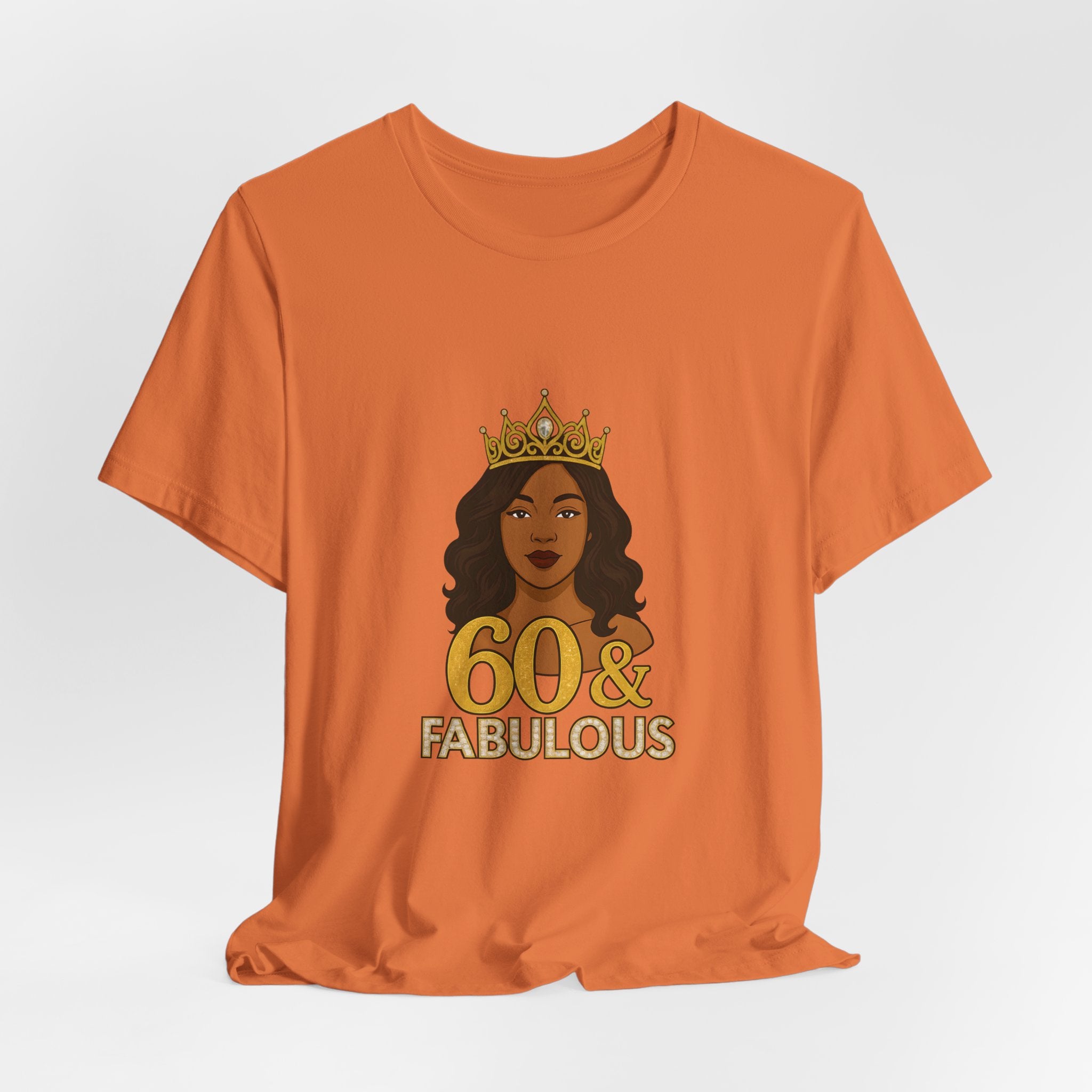 60 & Fabulous Unisex Tee, Birthday Gift Tee, Women's Celebration Shirt, Fun Milestone Birthday Apparel, Perfect for 60th Birthday Party