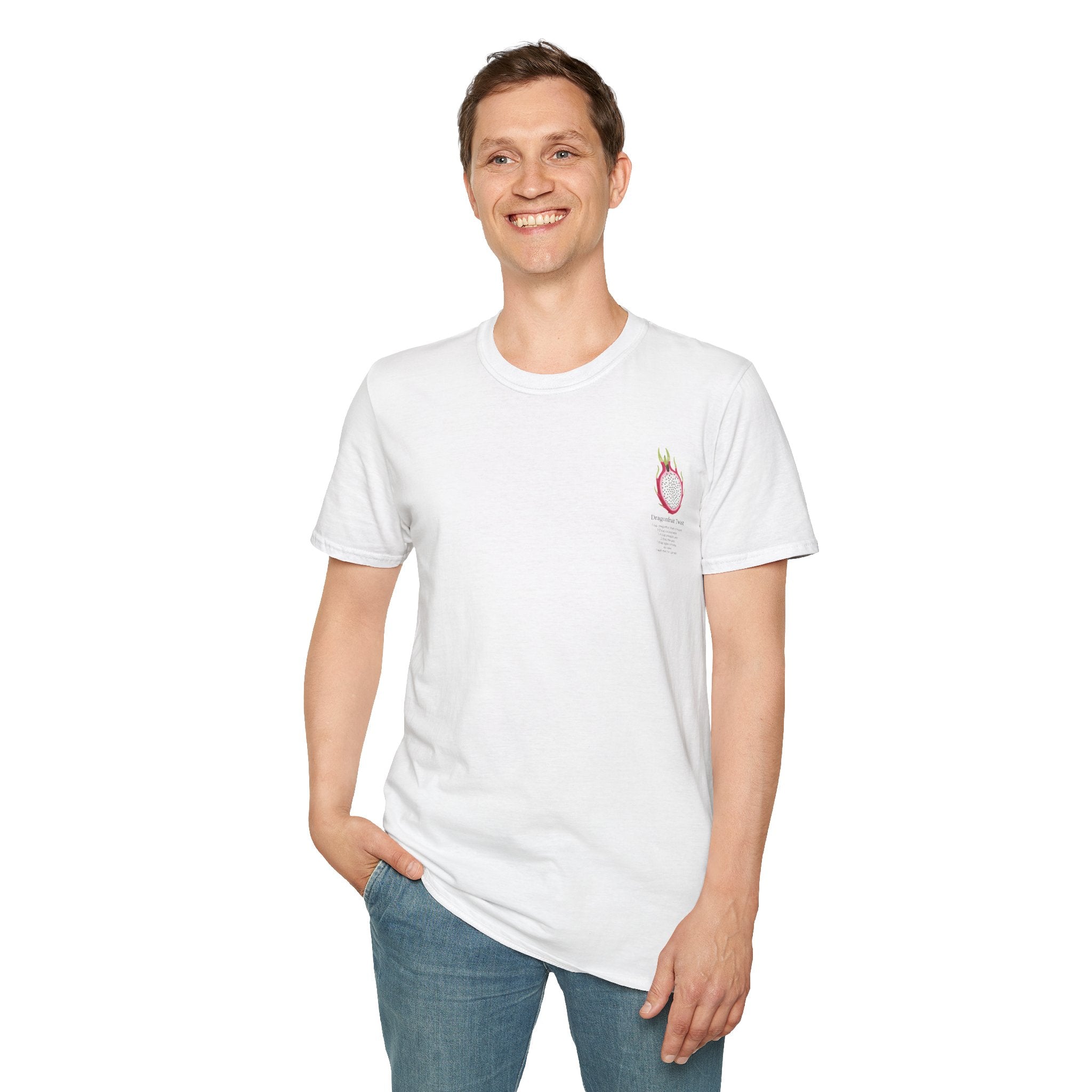 T-Shirt with Dragonfruit Design, Fun Summer Tee, Gift for Fruit Lovers, Cute Casual Wear, Vacation Outfit, Foodie Fashion