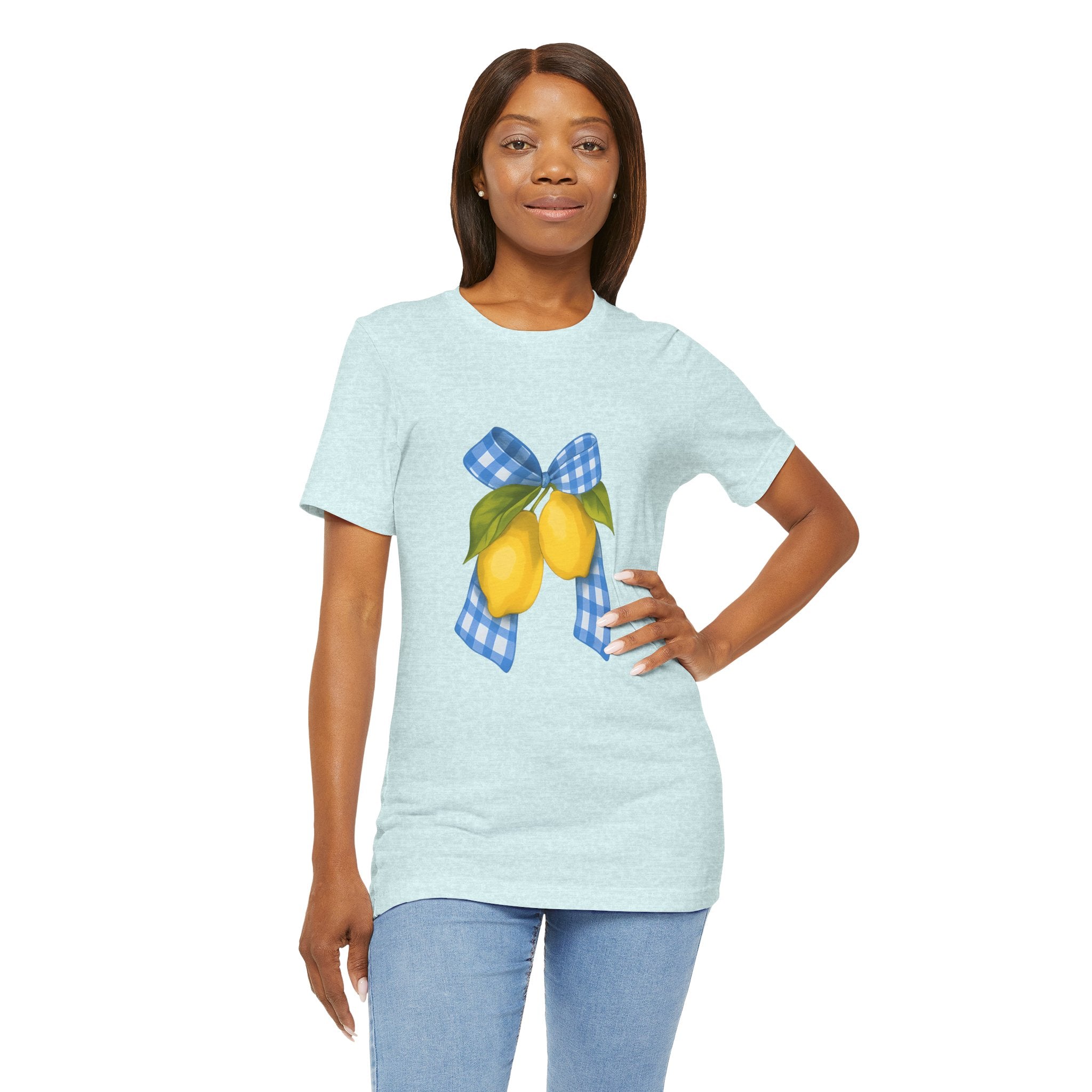 Lemon Blossom Unisex Tee - Summer Vibes, Farmhouse Style, Gifts for Her, Casual Wear, Garden Party Attire