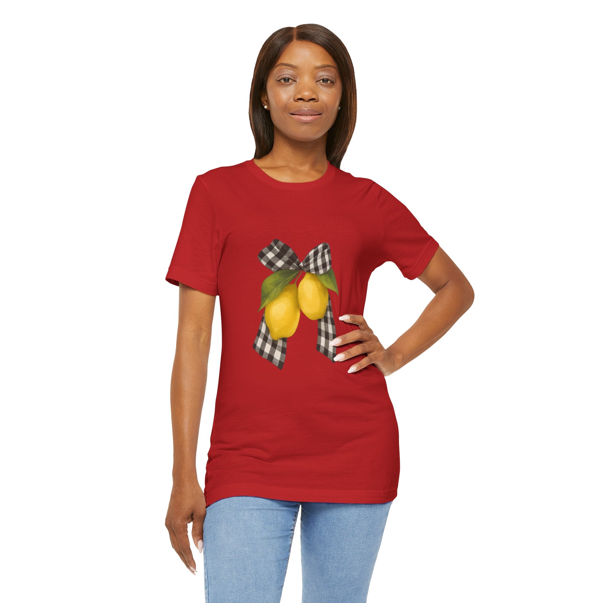 Lemon Print Unisex Tee - Perfect for Summer Parties, Gifts, Everyday wear, Festivals, and Home Decor
