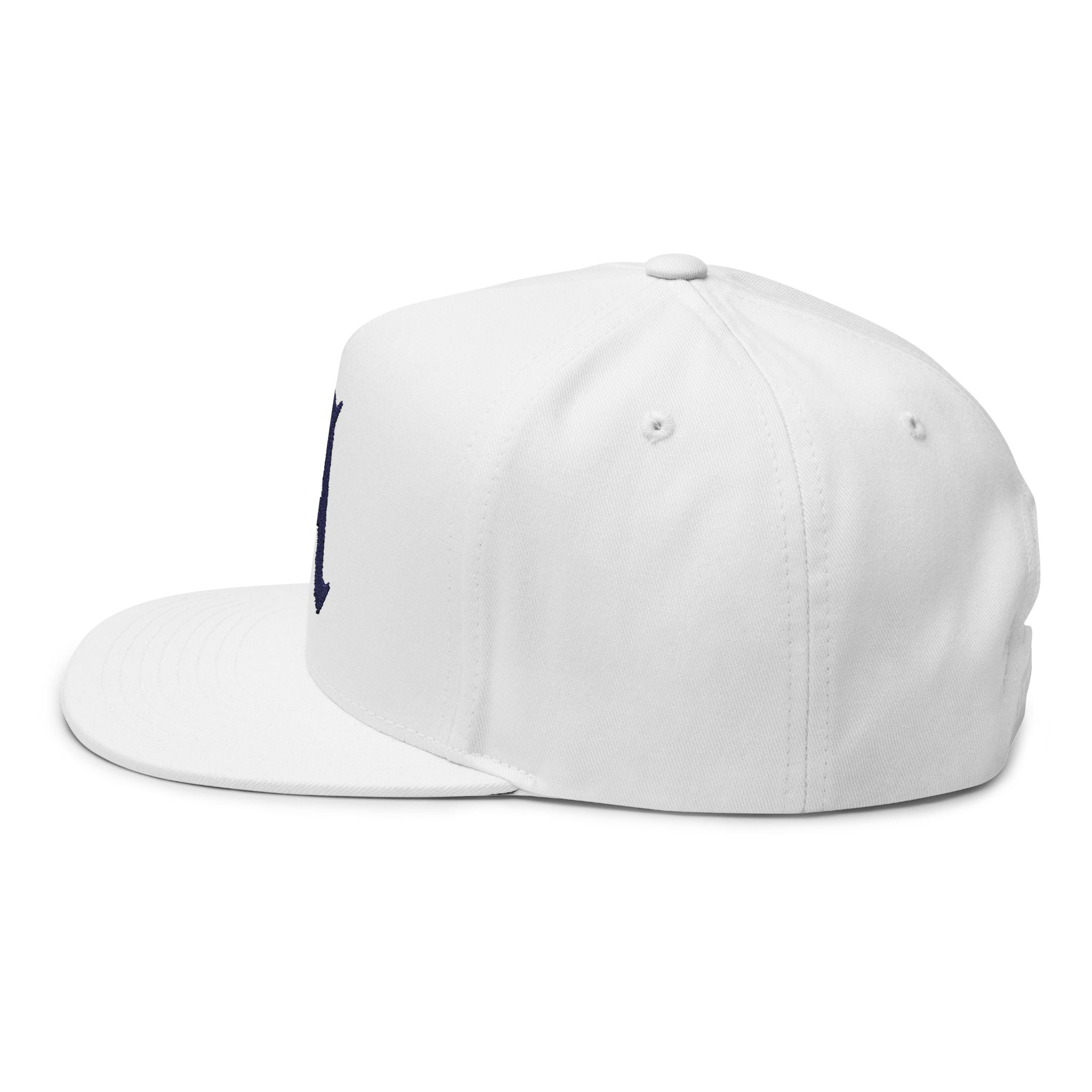 Stylish Flat Bill Cap - Custom Embroidered Hat, Trendy Snapback, Sportswear, Gift for Him, Accessory for All Occasions