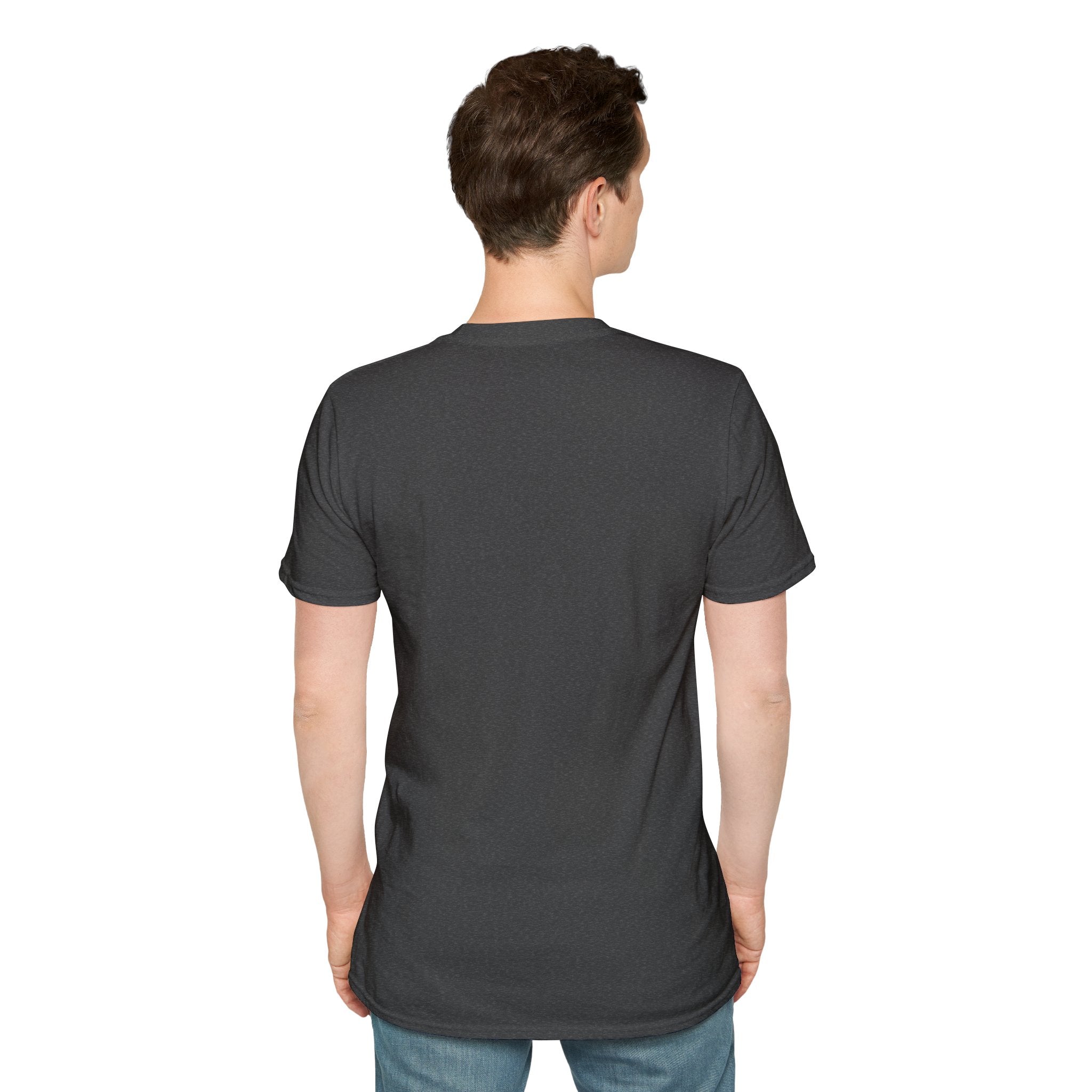 Ego Is The Enemy Unisex Softstyle Tee, Inspirational Graphic Shirt, Motivational Quote Top, Self-Development Apparel, Minimalist T-Shirt,