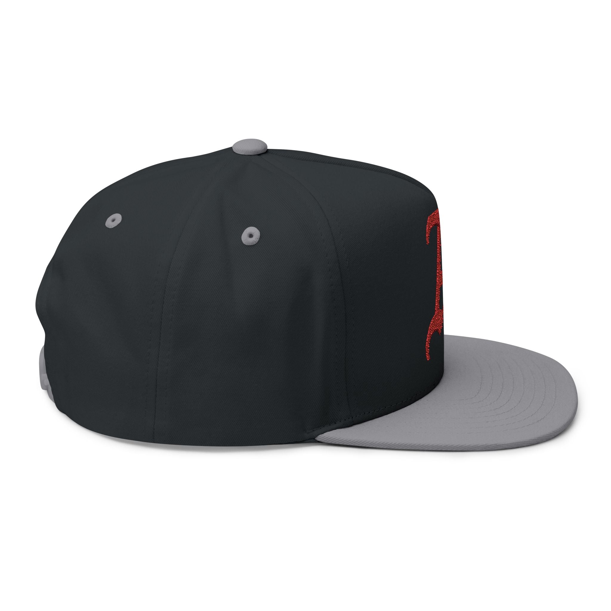 Stylish Embroidered Flat Bill Cap - Customizable, Trendy Hat for Everyday Use, Sports, Gifts, and Festivals