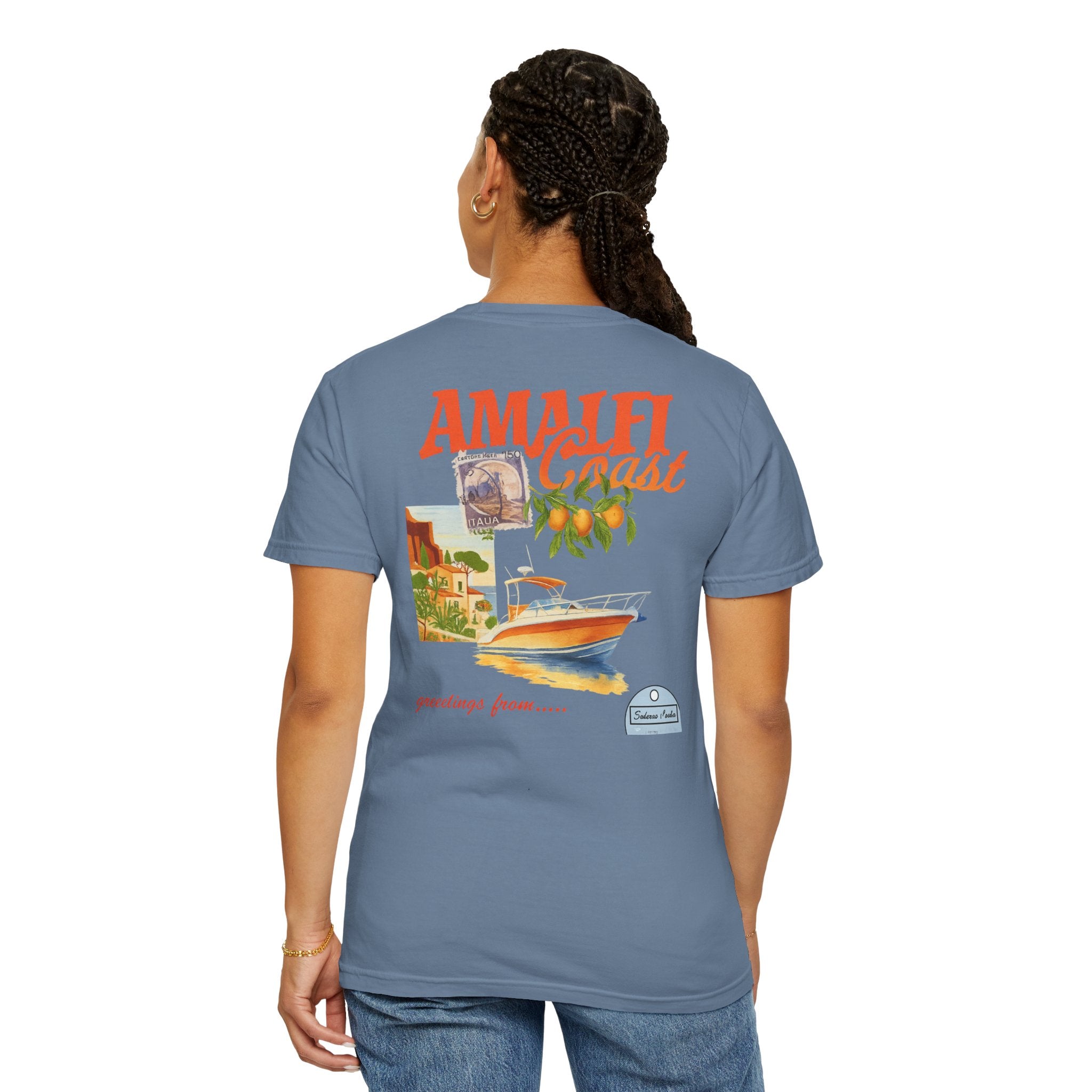 Amalfi Coast Vintage Unisex T-shirt - Stylish Travel Tee for Beach Lovers, Gifts for Her, Casual Summer Wear, Vacation Vibes
