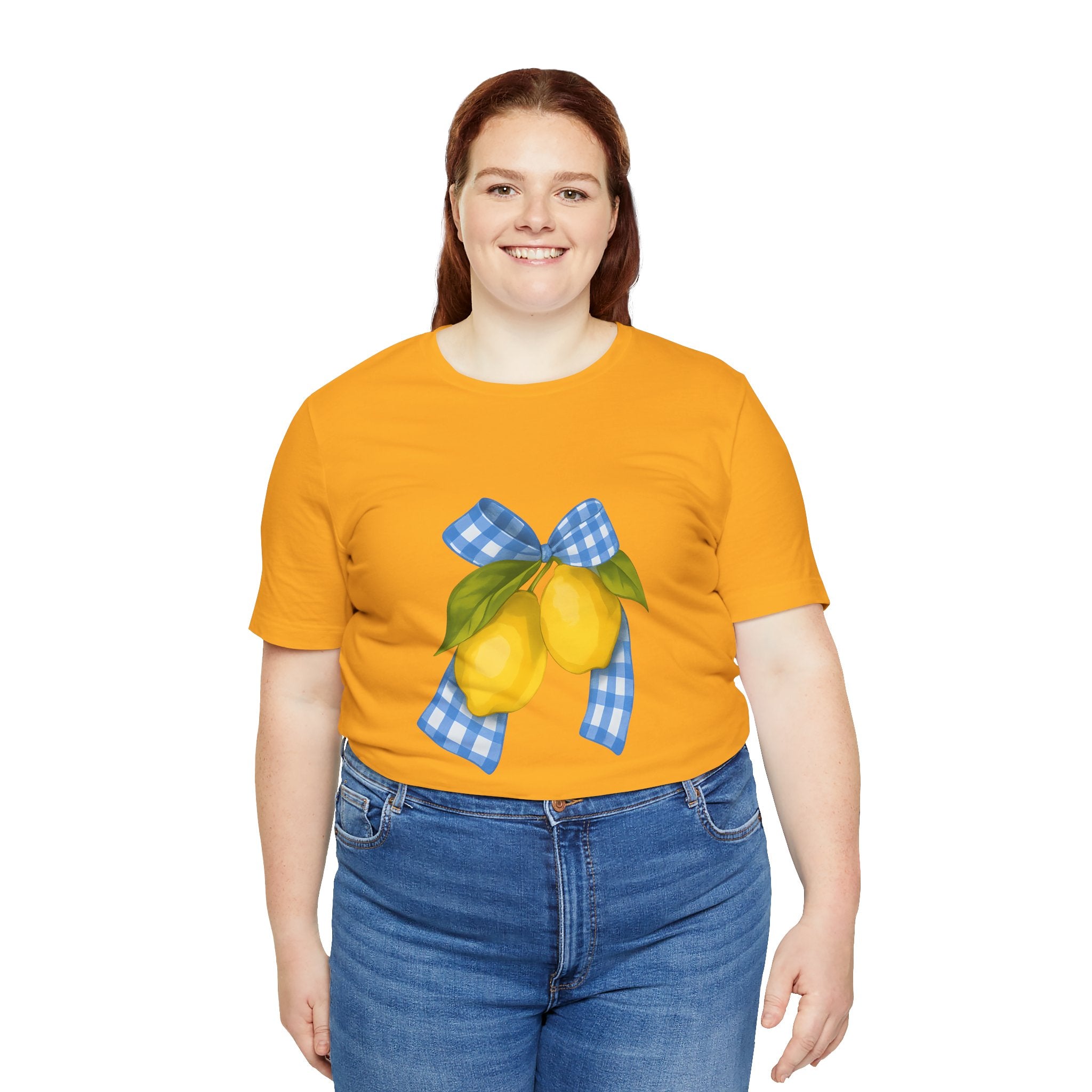 Lemon Blossom Unisex Tee - Summer Vibes, Farmhouse Style, Gifts for Her, Casual Wear, Garden Party Attire
