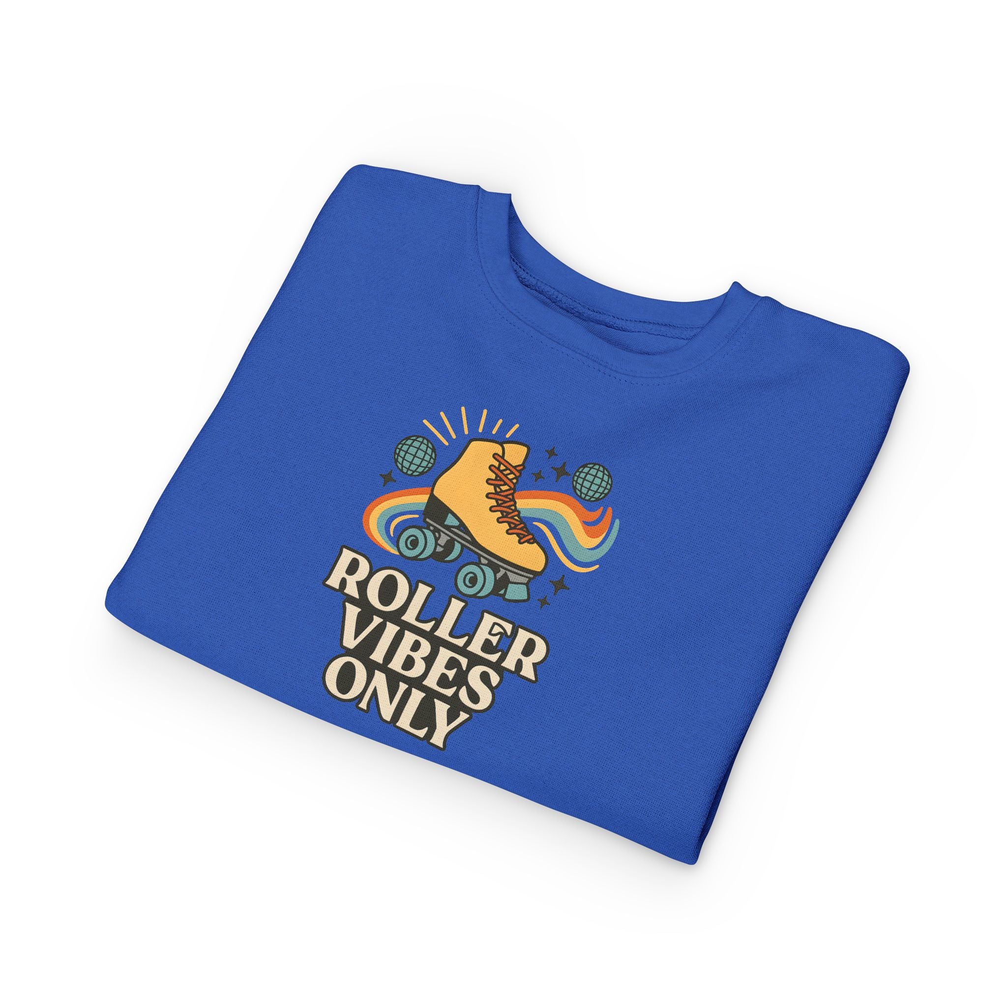 Toddler Roller Skating Sweatshirt, Cozy Toddler Hoodie, Skate Vibes Gift, Trendy Kids Apparel, Retro Roller Rink Style