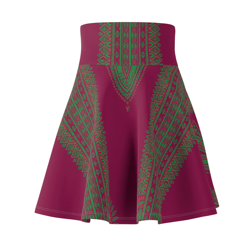 Dashiki Women's Skater Skirt