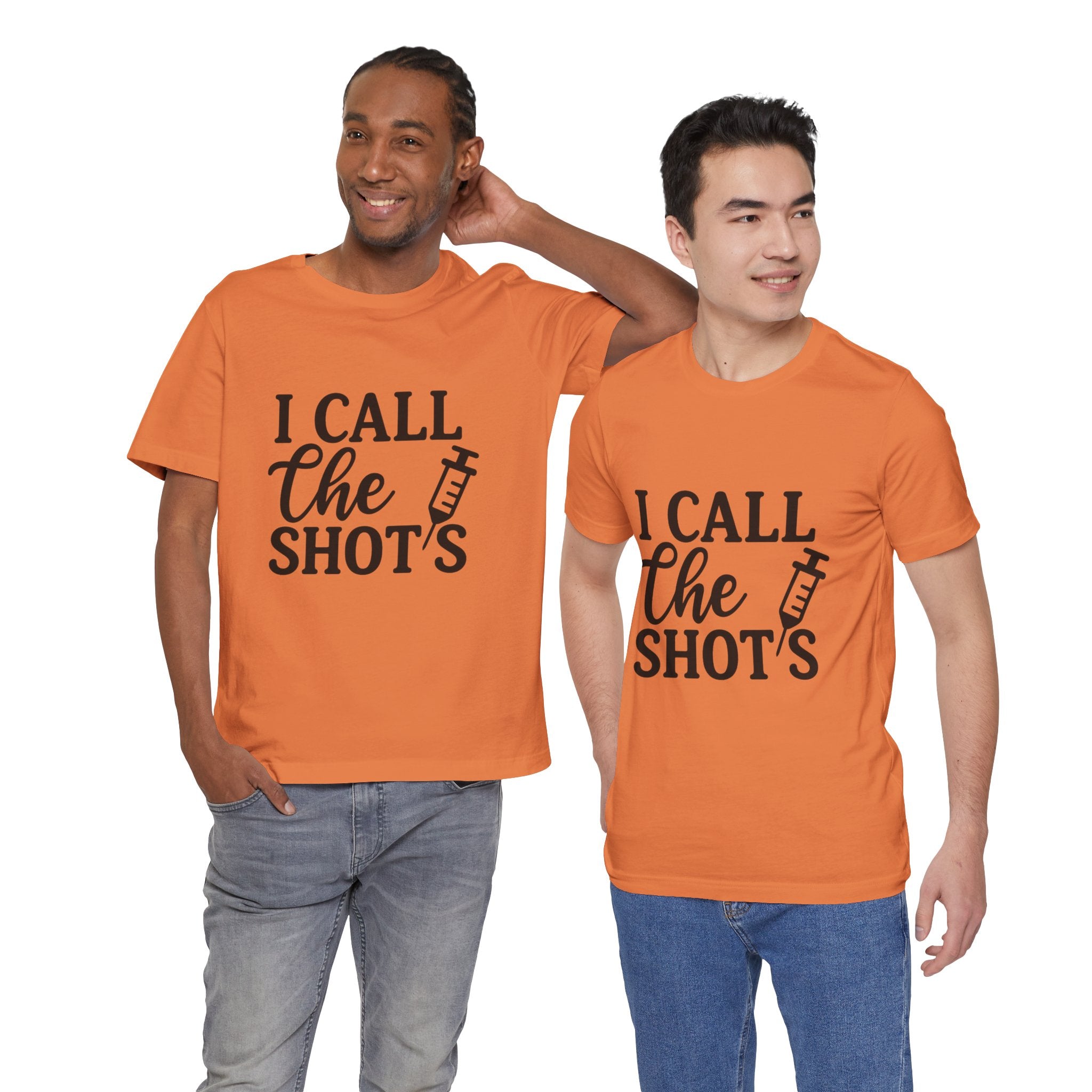 I Call the Shots  Tee, Fun Medical Humor Tee, Gift for Nurses, Healthcare Professional Shirt, Quirky Vaccine Shirt, [...]