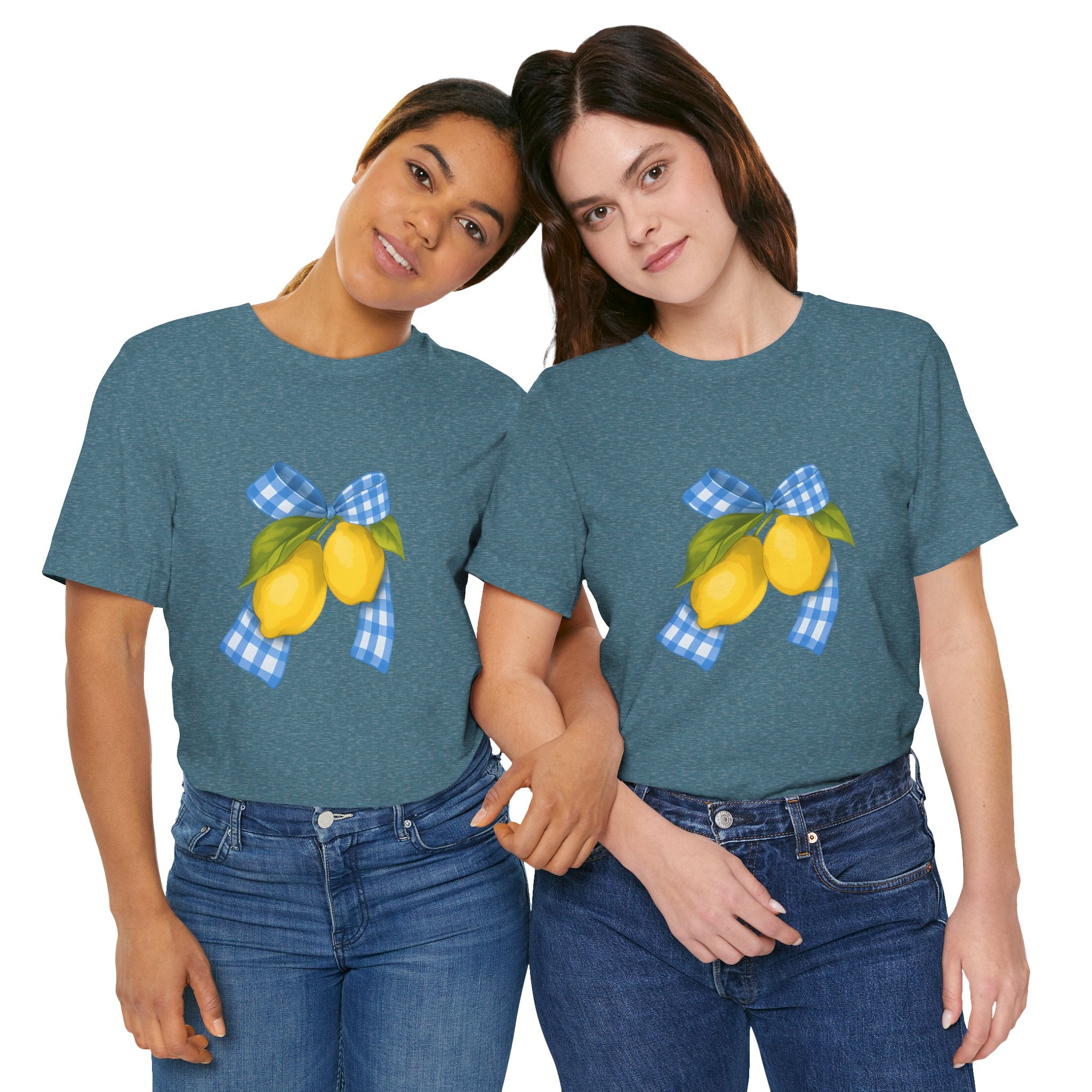 Lemon Blossom Unisex Tee - Summer Vibes, Farmhouse Style, Gifts for Her, Casual Wear, Garden Party Attire