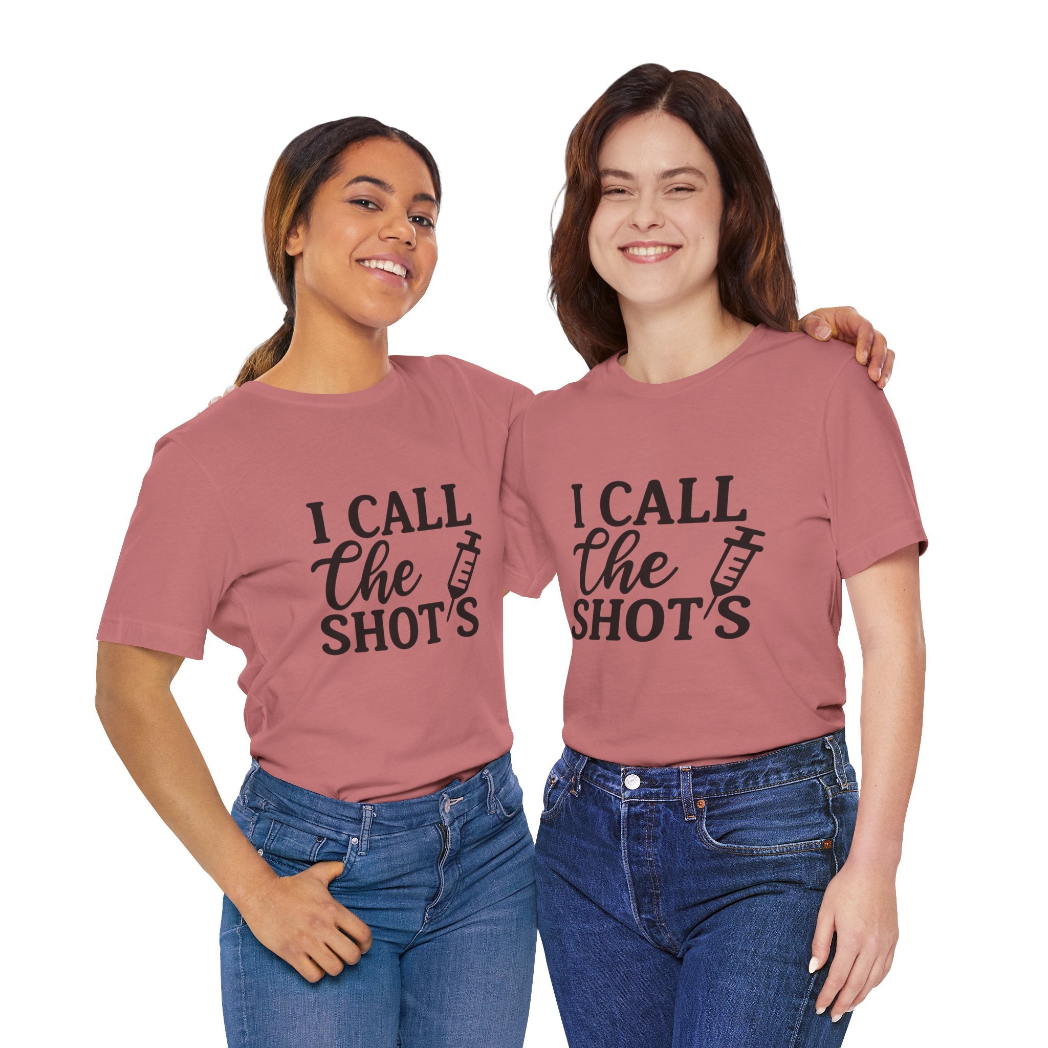 I Call the Shots  Tee, Fun Medical Humor Tee, Gift for Nurses, Healthcare Professional Shirt, Quirky Vaccine Shirt, [...]