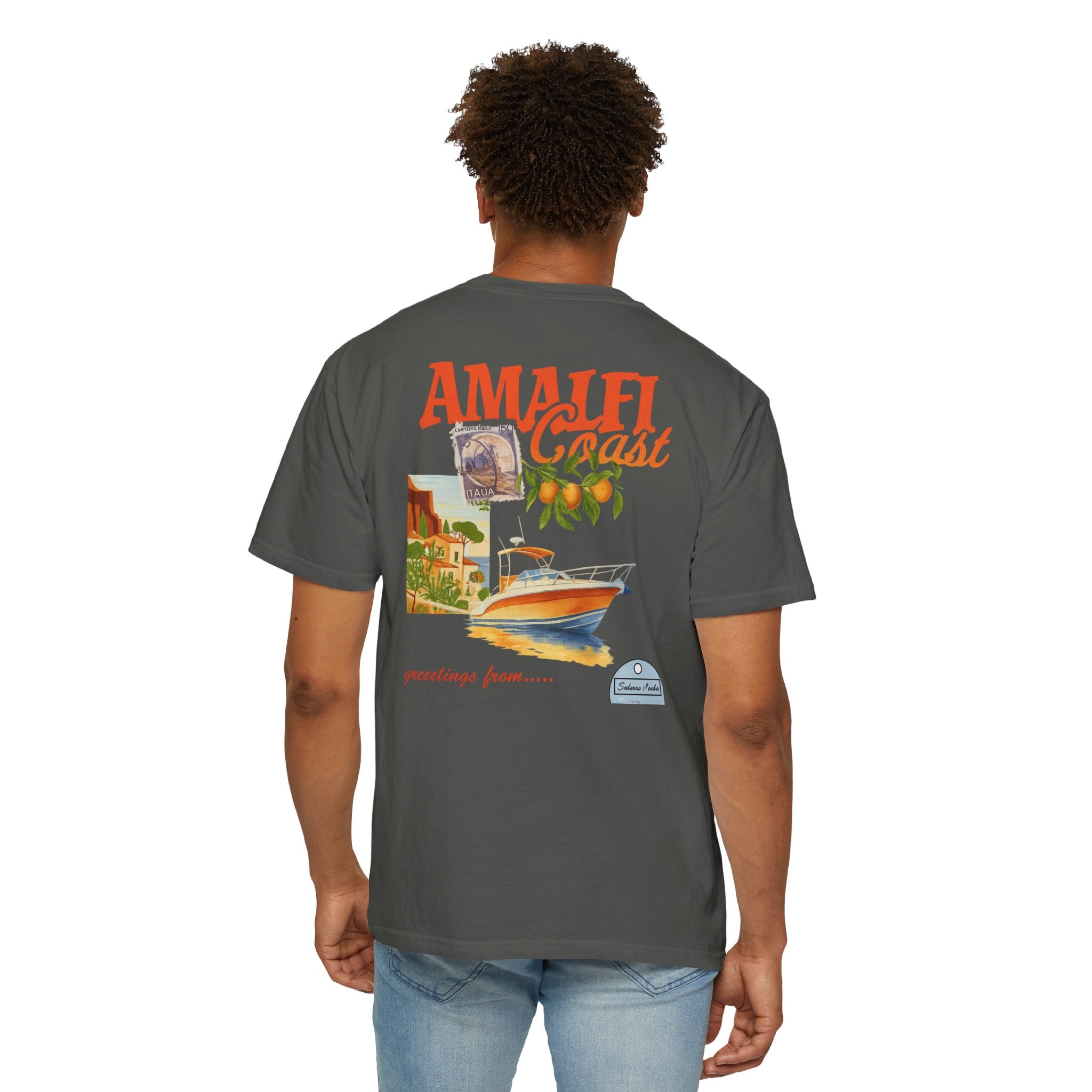 Amalfi Coast Vintage Unisex T-shirt - Stylish Travel Tee for Beach Lovers, Gifts for Her, Casual Summer Wear, Vacation Vibes