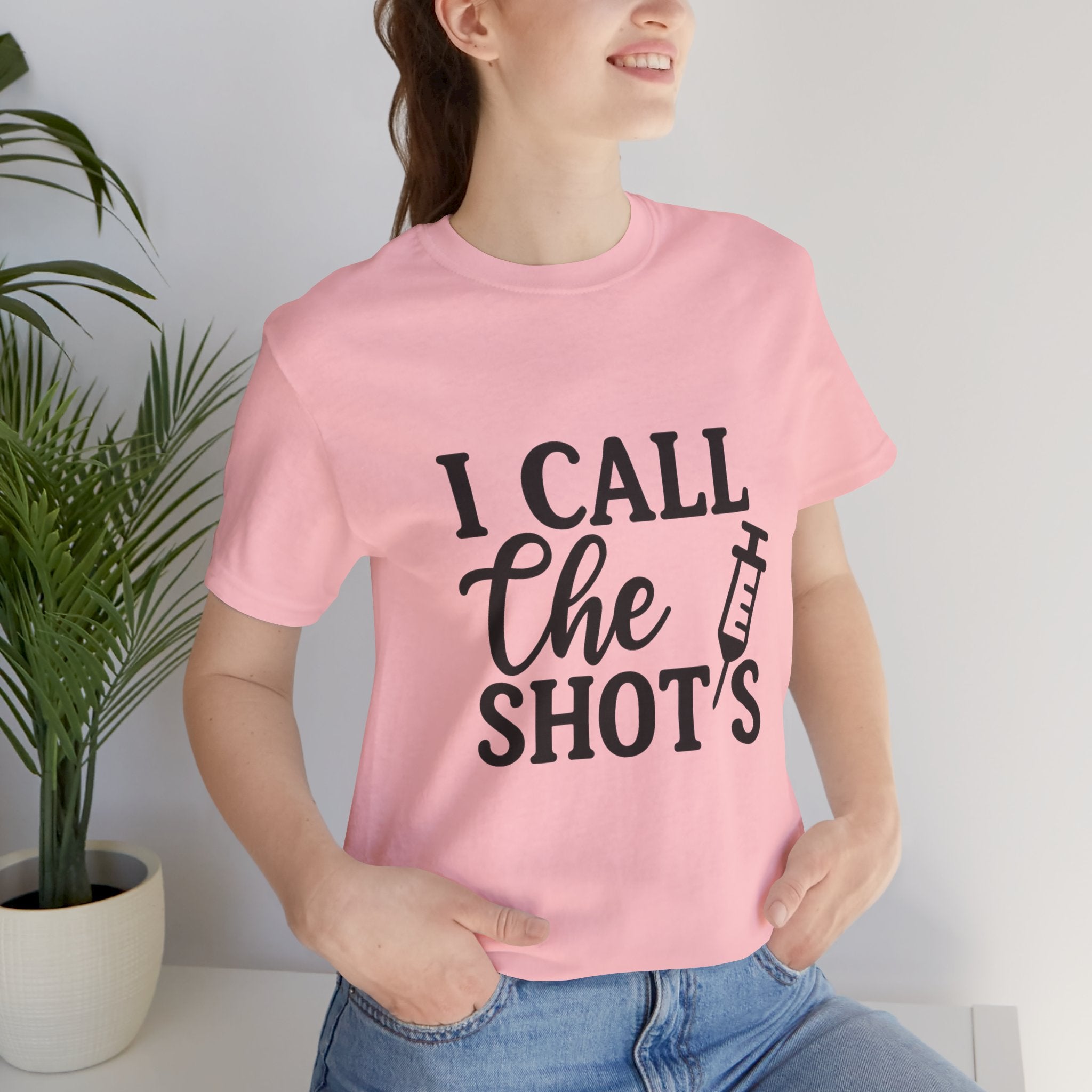 I Call the Shots  Tee, Fun Medical Humor Tee, Gift for Nurses, Healthcare Professional Shirt, Quirky Vaccine Shirt, [...]