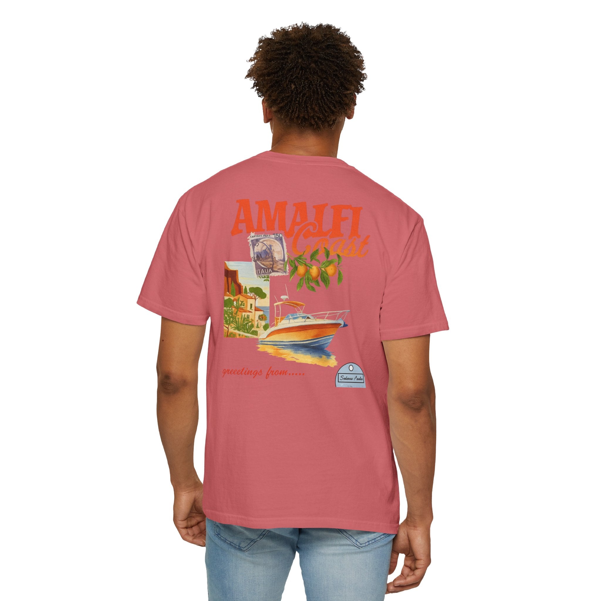 Amalfi Coast Vintage Unisex T-shirt - Stylish Travel Tee for Beach Lovers, Gifts for Her, Casual Summer Wear, Vacation Vibes