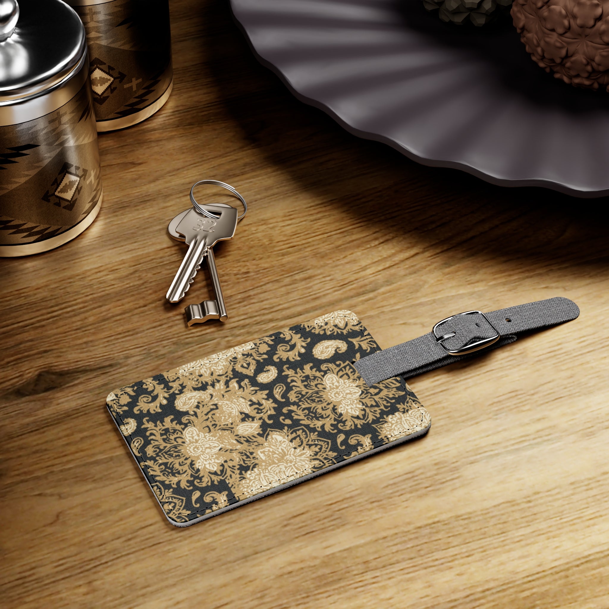 Elegant Saffiano Luggage Tag, Travel Accessory, Unique Gift for Travelers, Personalized Bag Tag, Stylish Baggage Identification