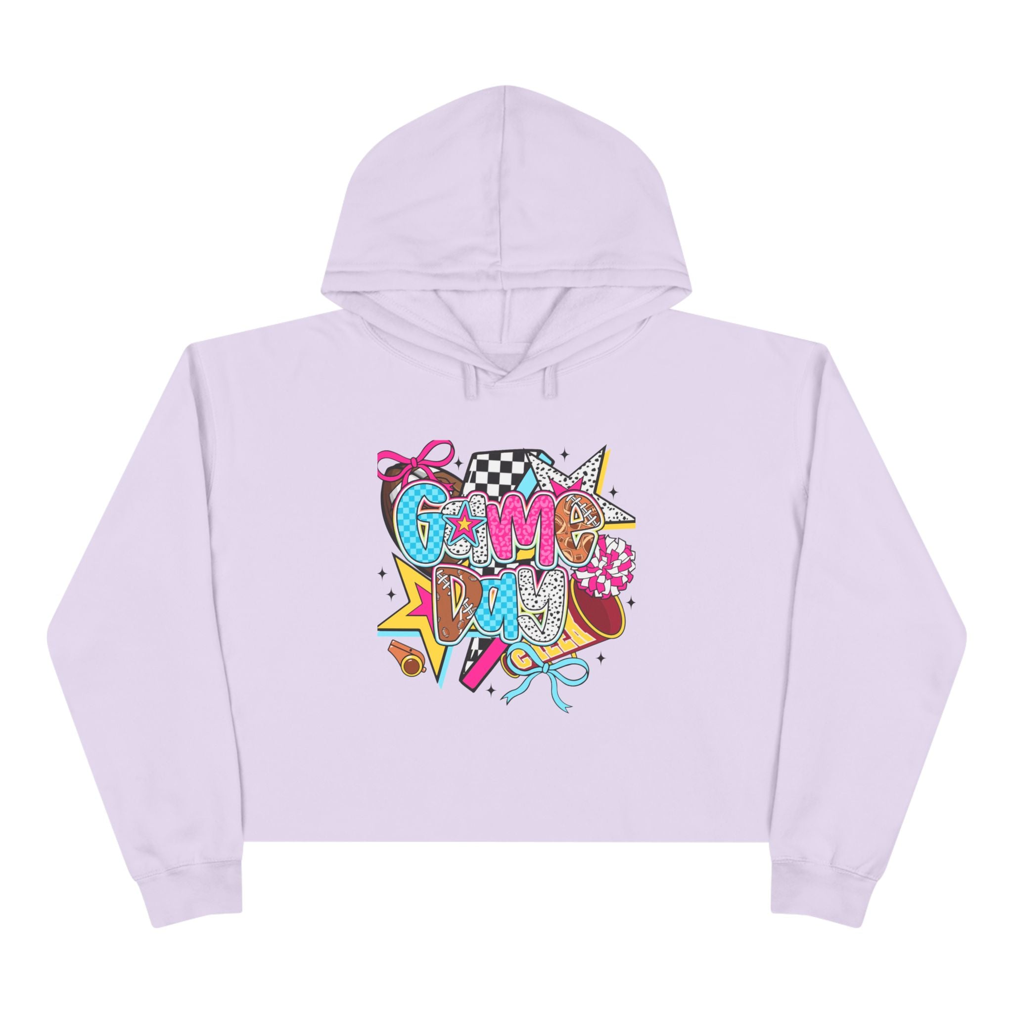 Colorful Graphic Crop Hoodie | Trendy Streetwear, Fall Fashion, Casual Wear, Gift for Gamers, Festival Clothes