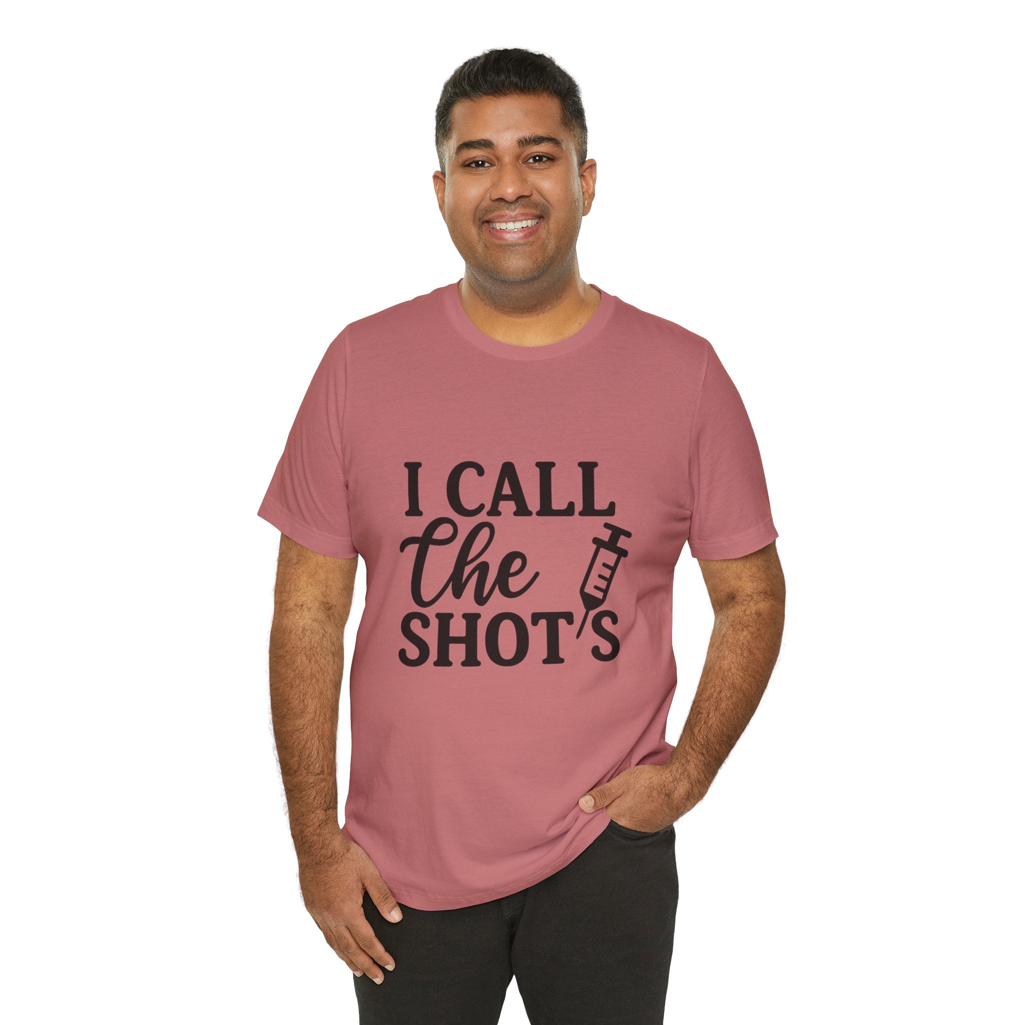 I Call the Shots  Tee, Fun Medical Humor Tee, Gift for Nurses, Healthcare Professional Shirt, Quirky Vaccine Shirt, [...]