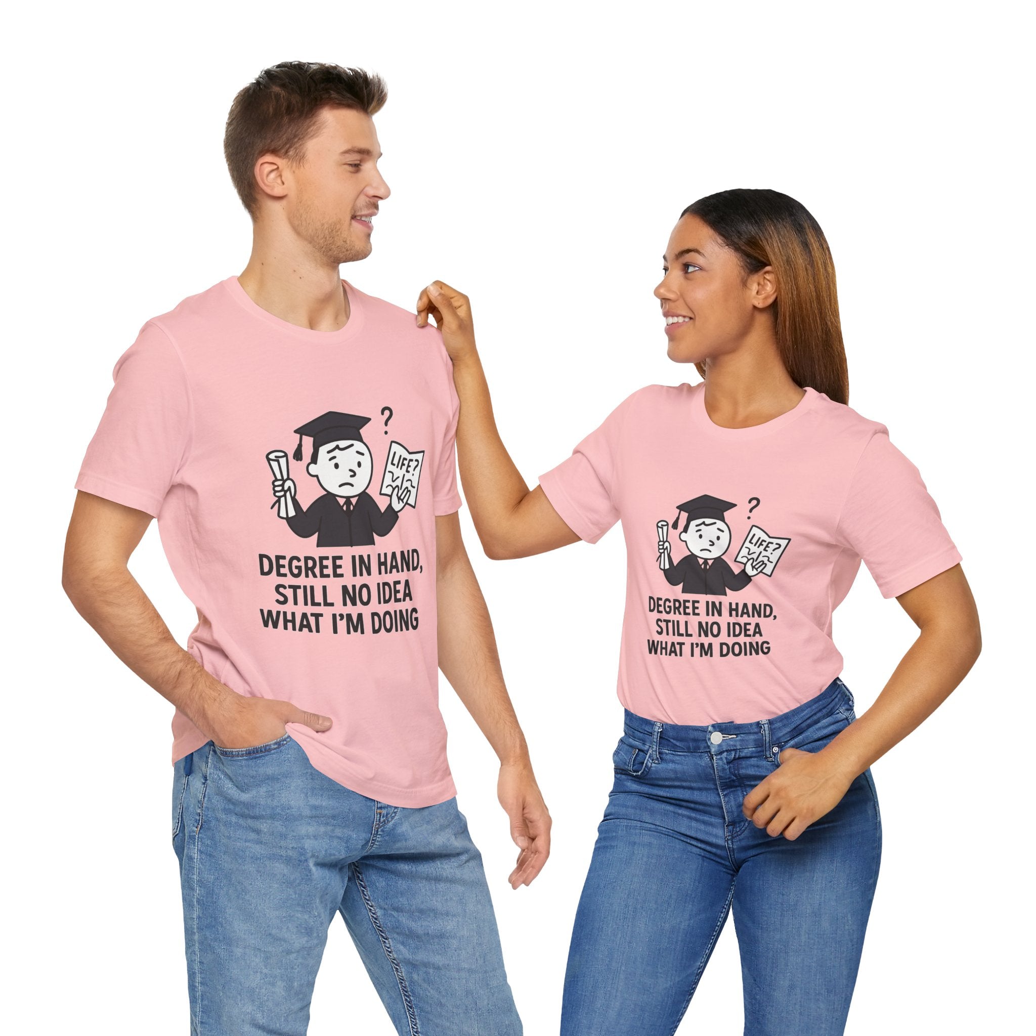 Graduation Humor Tee | Unisex Jersey Short Sleeve Shirt, Funny Graduation Gift, College Shirt, Life After Degree Tee, Graduate T-Shirt