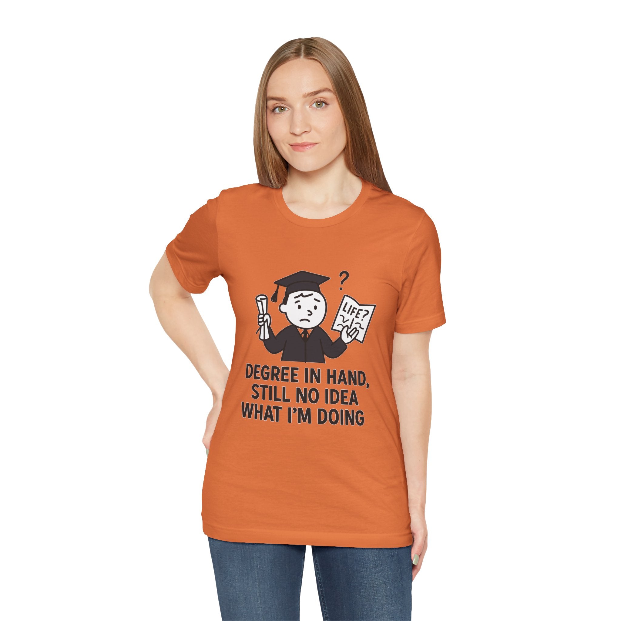 Graduation Humor Tee | Unisex Jersey Short Sleeve Shirt, Funny Graduation Gift, College Shirt, Life After Degree Tee, Graduate T-Shirt