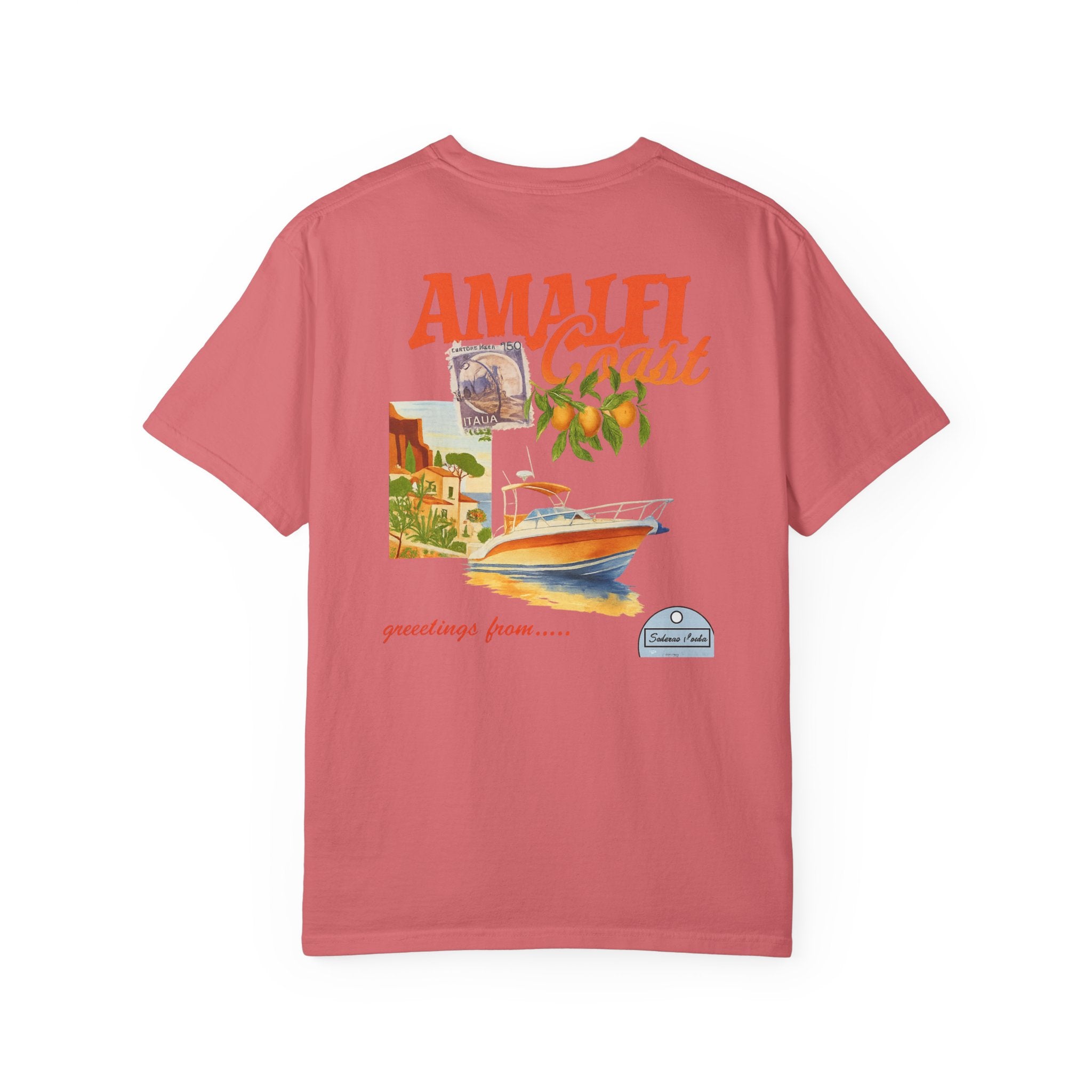 Amalfi Coast Vintage Unisex T-shirt - Stylish Travel Tee for Beach Lovers, Gifts for Her, Casual Summer Wear, Vacation Vibes