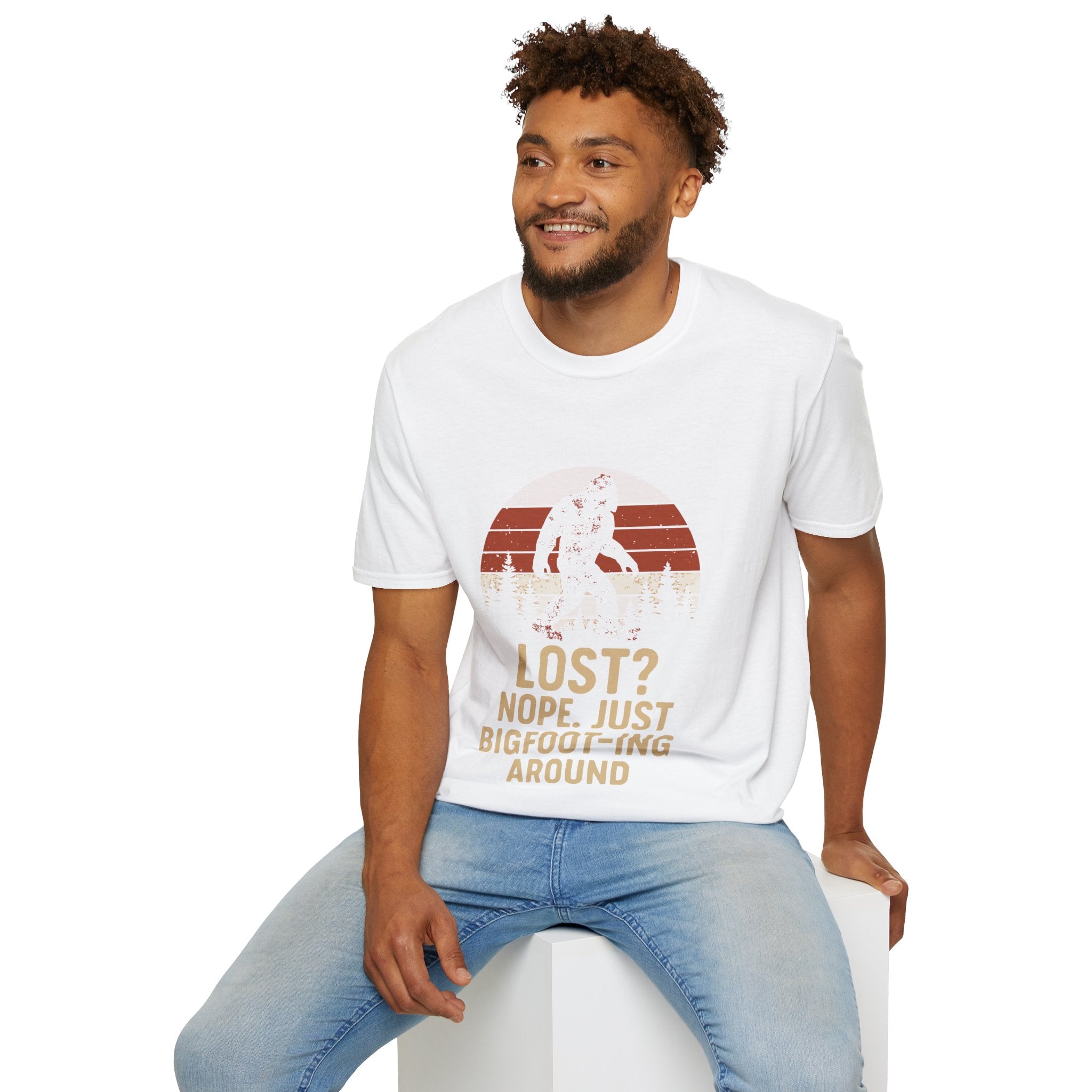 Bigfoot Adventure T-Shirt - Fun Unisex Tee for Nature Lovers, Casual Wear, Gift for Outdoorsy Friends, Hiking Gear, Unique Apparel