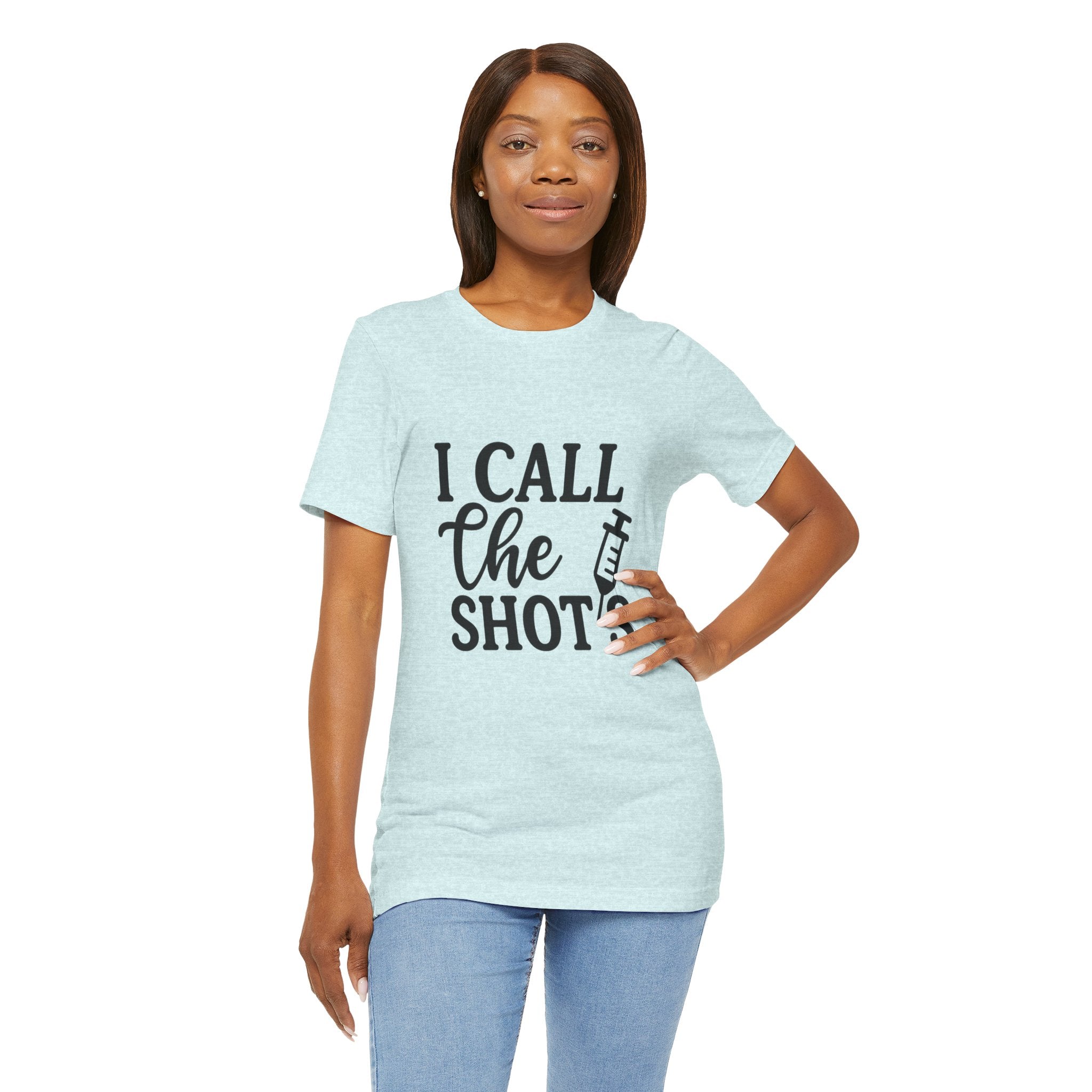 I Call the Shots  Tee, Fun Medical Humor Tee, Gift for Nurses, Healthcare Professional Shirt, Quirky Vaccine Shirt, [...]
