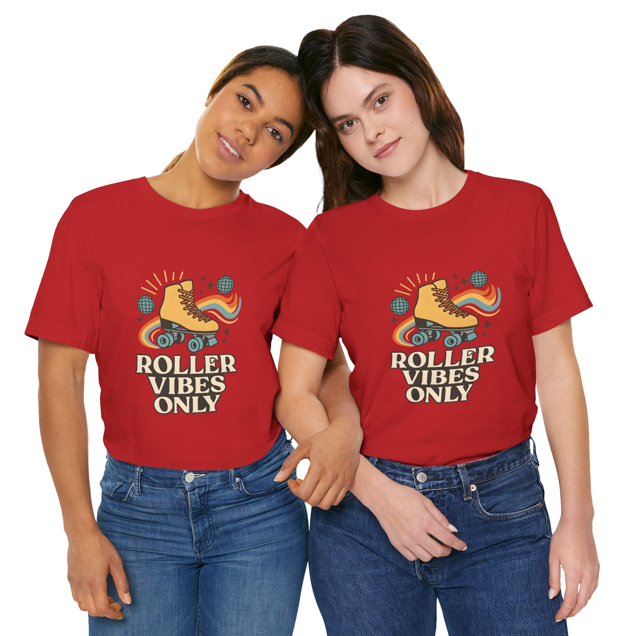 Retro Roller Skating Tee - Roller Vibes Only, Fun Graphic T-Shirt, Unisex Casual Wear, Great Gift for Skating Lovers, Summer Fun