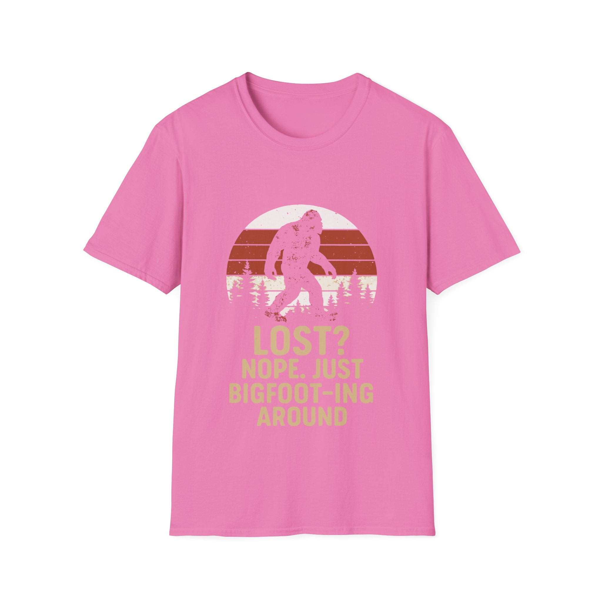 Bigfoot Adventure T-Shirt - Fun Unisex Tee for Nature Lovers, Casual Wear, Gift for Outdoorsy Friends, Hiking Gear, Unique Apparel