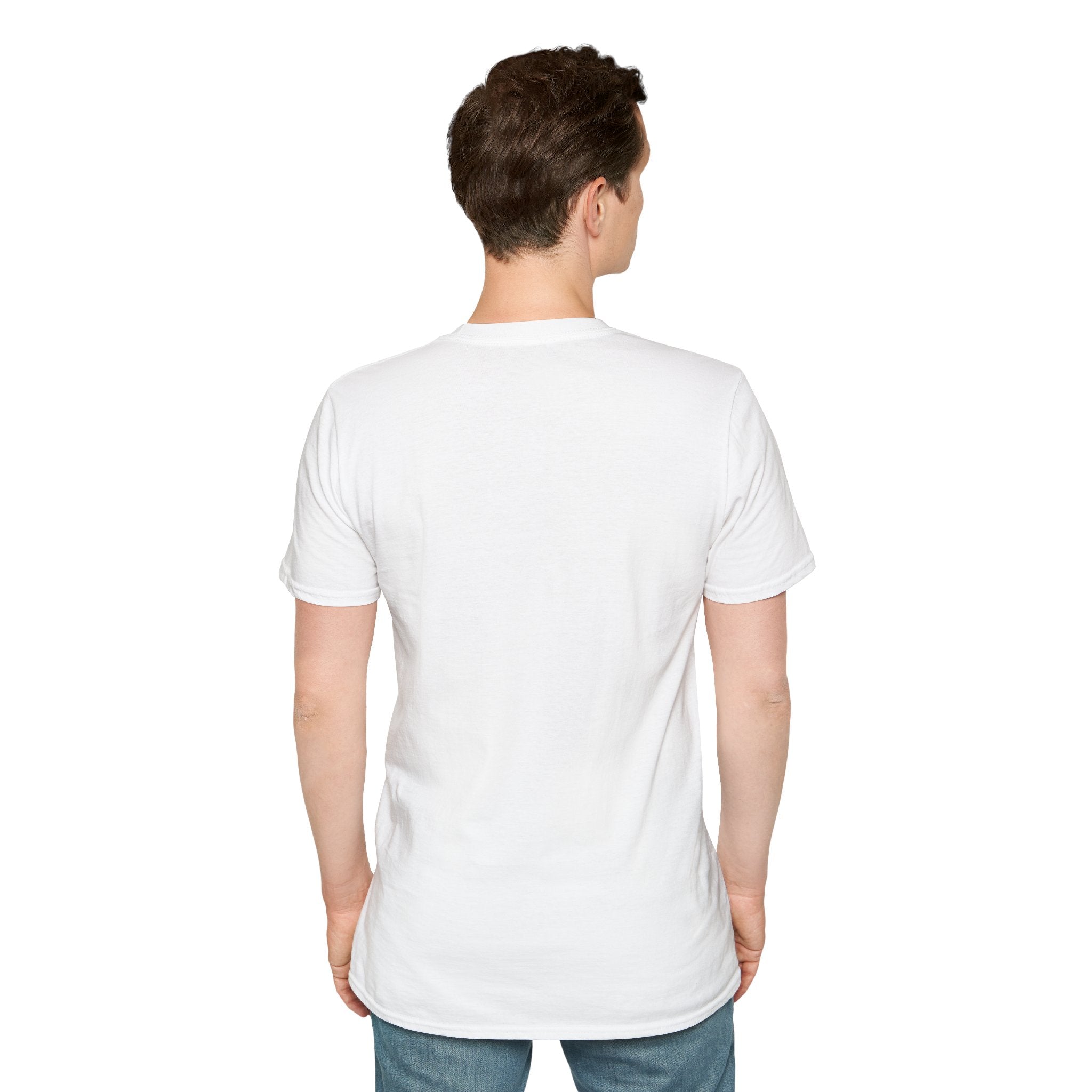 Ego Is The Enemy Unisex Softstyle Tee, Inspirational Graphic Shirt, Motivational Quote Top, Self-Development Apparel, Minimalist T-Shirt,