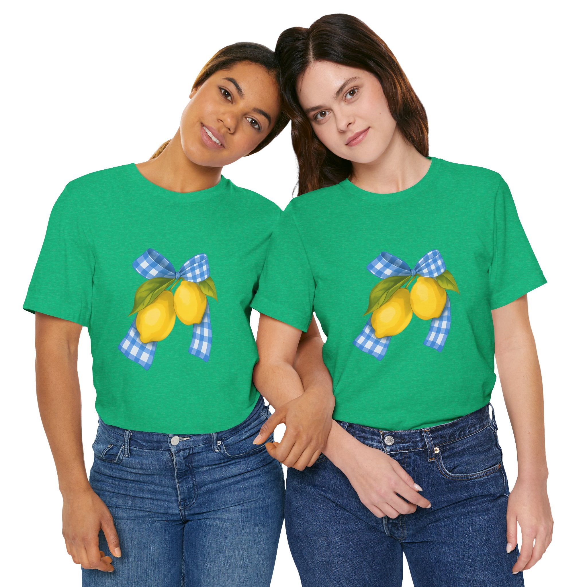 Lemon Blossom Unisex Tee - Summer Vibes, Farmhouse Style, Gifts for Her, Casual Wear, Garden Party Attire