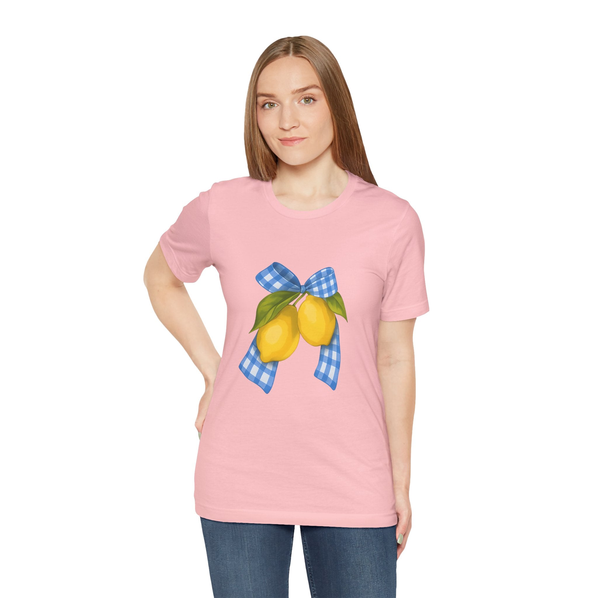 Lemon Blossom Unisex Tee - Summer Vibes, Farmhouse Style, Gifts for Her, Casual Wear, Garden Party Attire