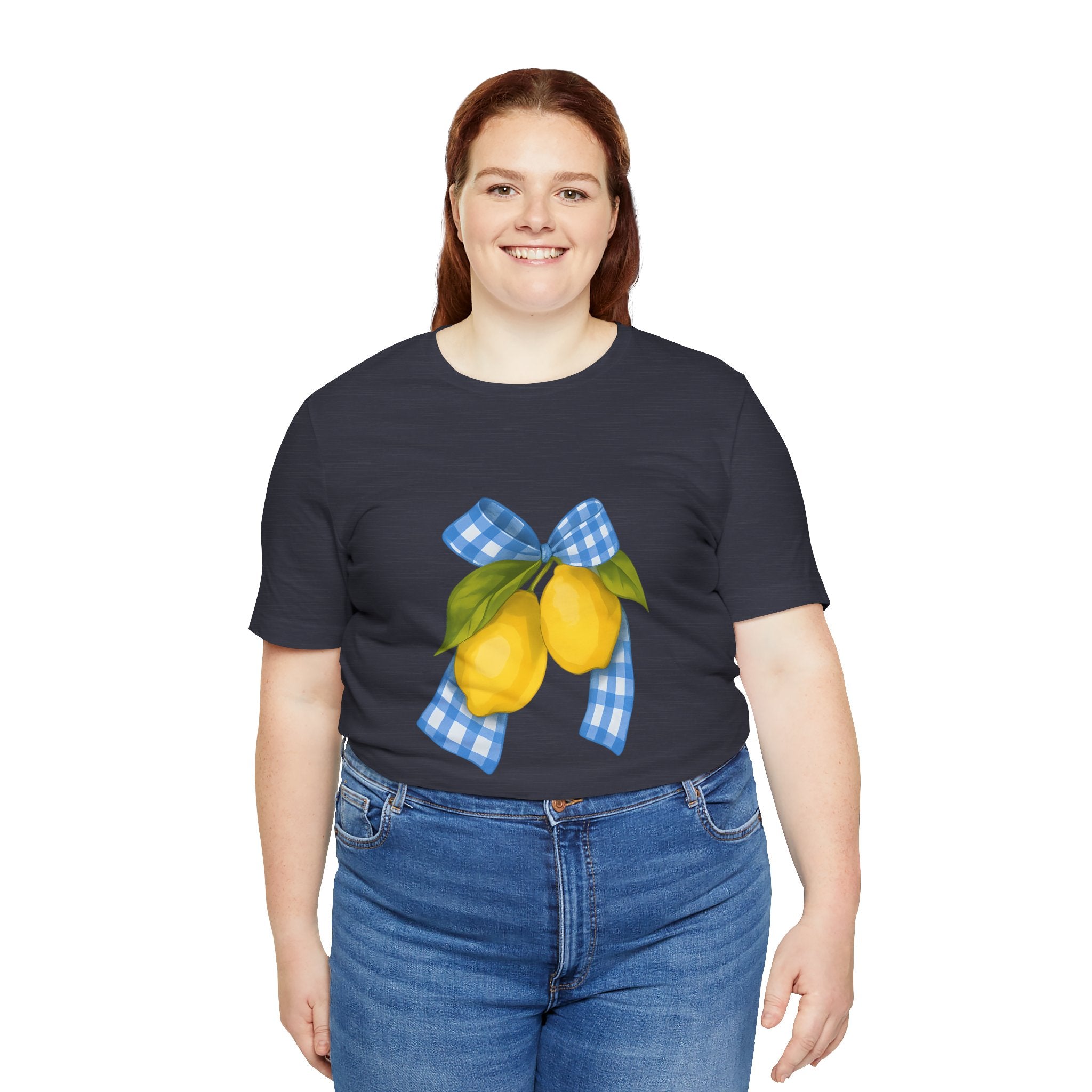 Lemon Blossom Unisex Tee - Summer Vibes, Farmhouse Style, Gifts for Her, Casual Wear, Garden Party Attire