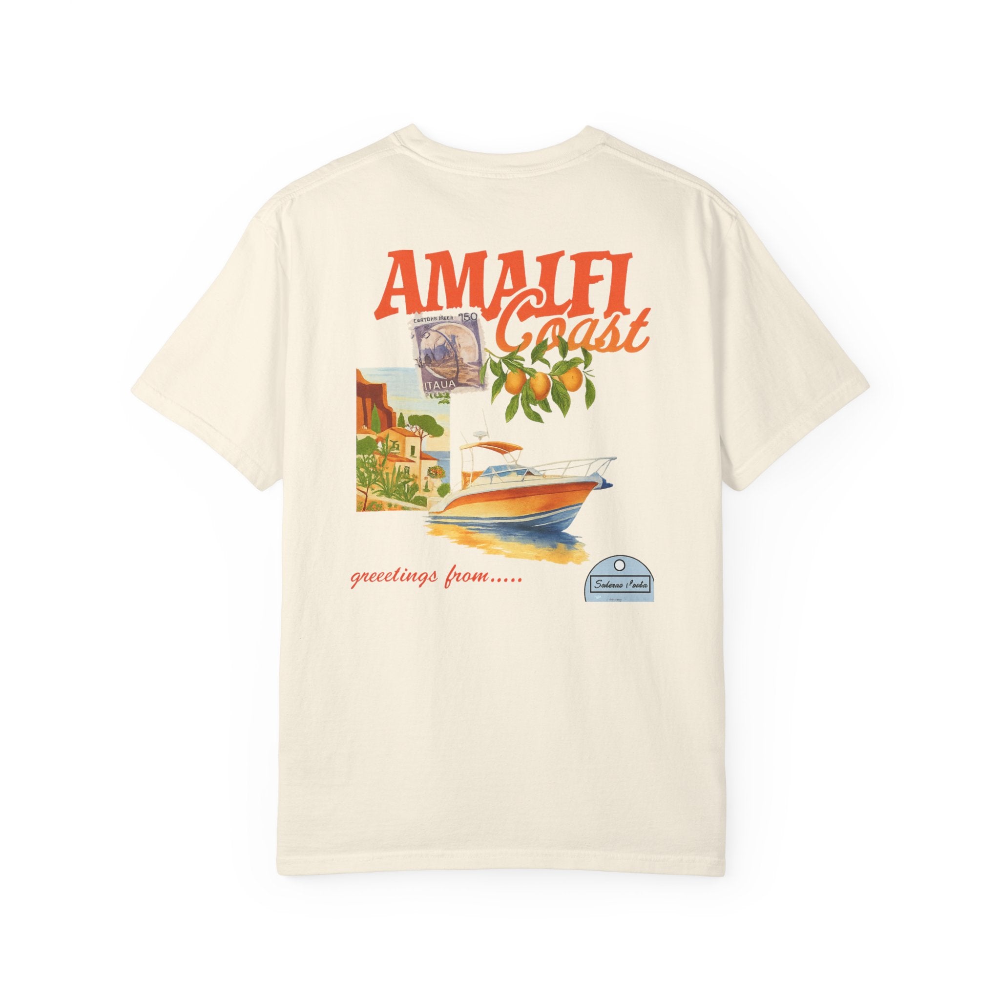 Amalfi Coast Vintage Unisex T-shirt - Stylish Travel Tee for Beach Lovers, Gifts for Her, Casual Summer Wear, Vacation Vibes