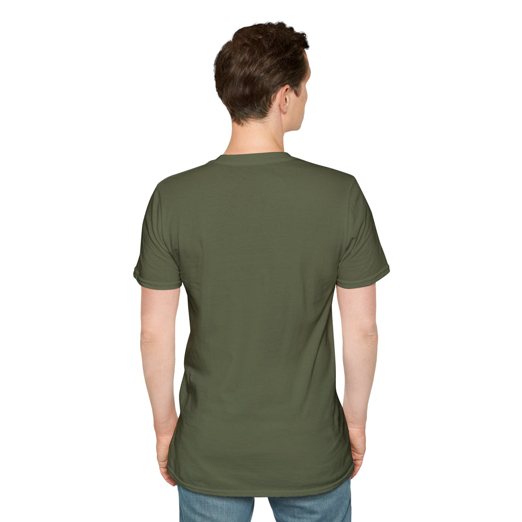 Ego Is The Enemy Unisex Softstyle Tee, Inspirational Graphic Shirt, Motivational Quote Top, Self-Development Apparel, Minimalist T-Shirt,