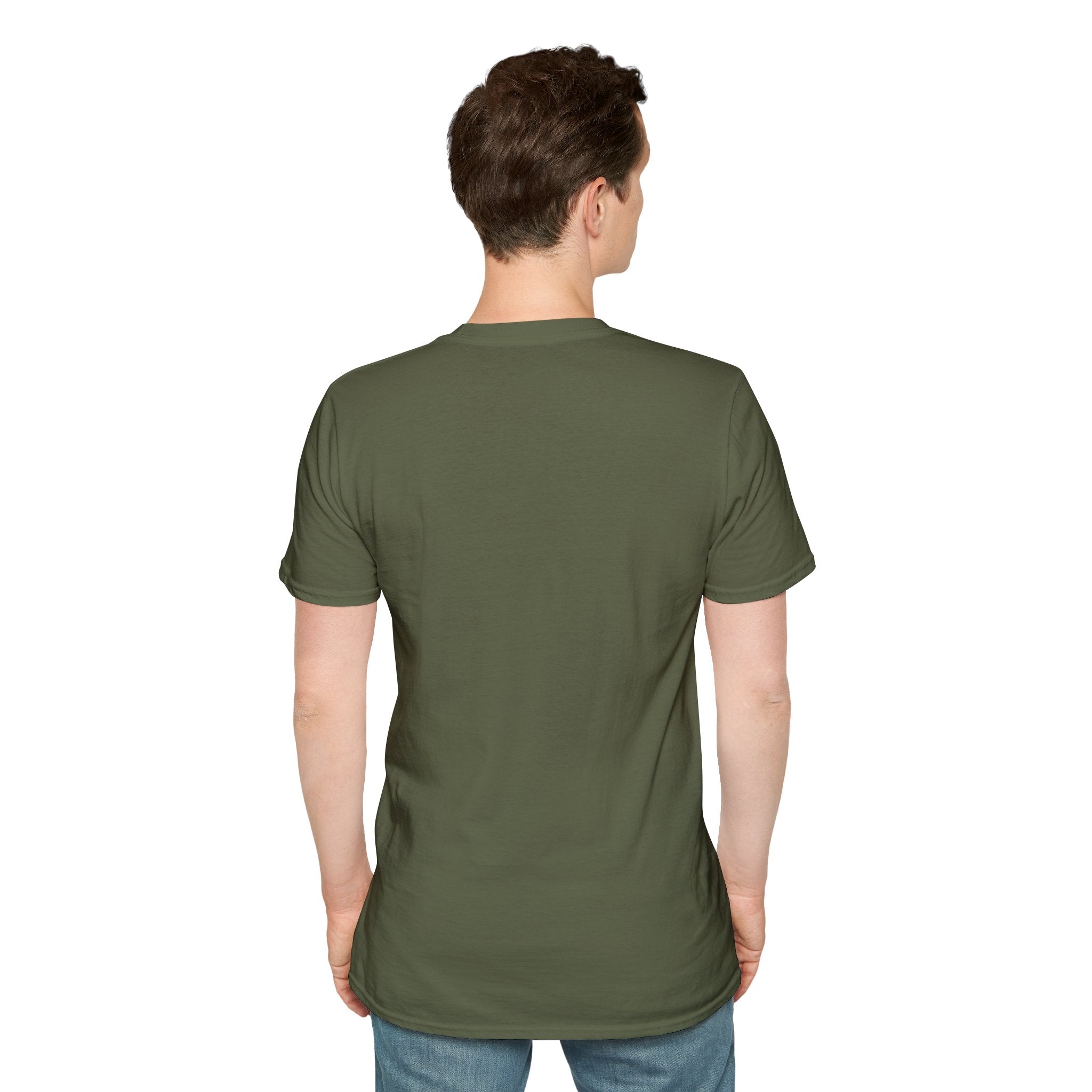 Ego Is The Enemy Unisex Softstyle Tee, Inspirational Graphic Shirt, Motivational Quote Top, Self-Development Apparel, Minimalist T-Shirt,