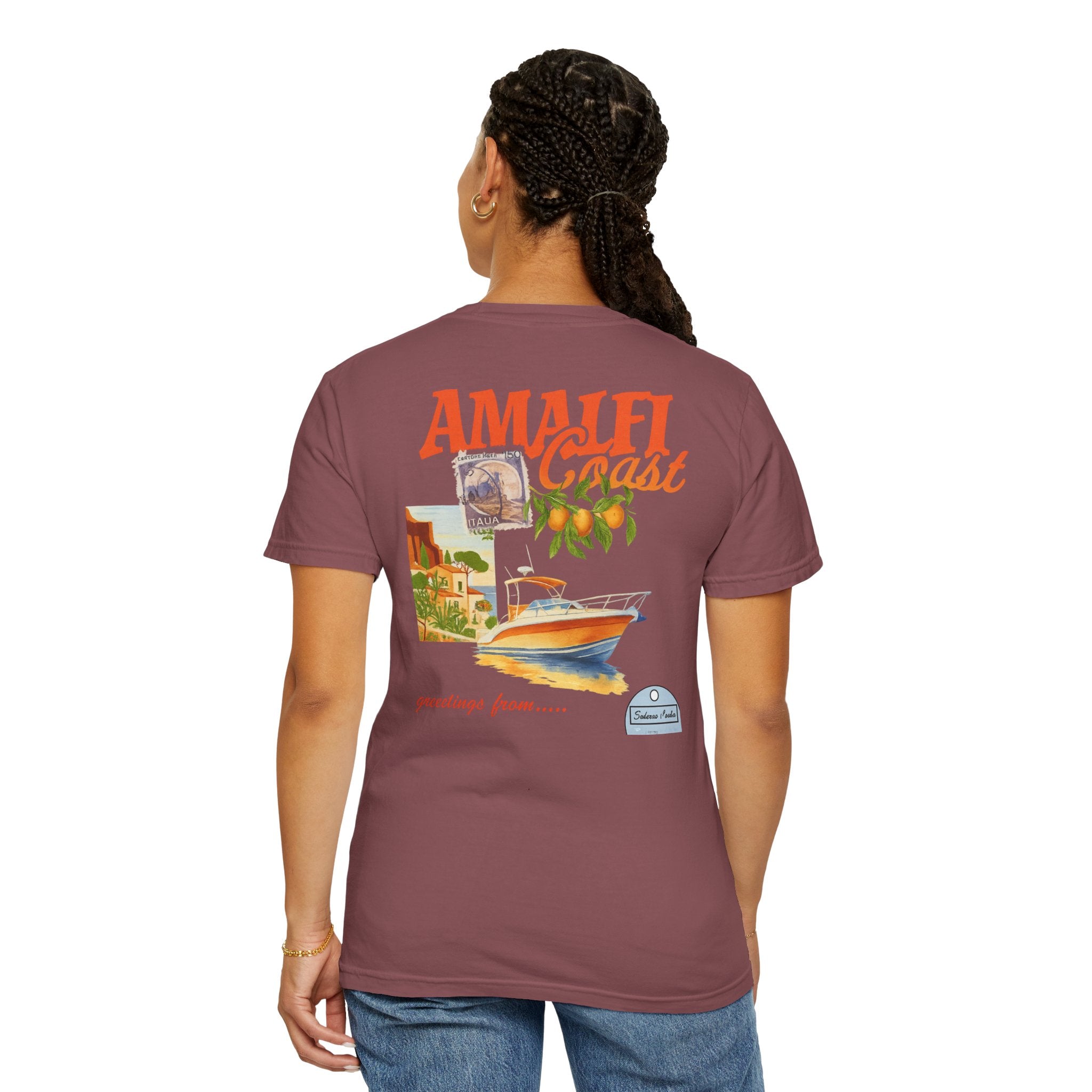 Amalfi Coast Vintage Unisex T-shirt - Stylish Travel Tee for Beach Lovers, Gifts for Her, Casual Summer Wear, Vacation Vibes