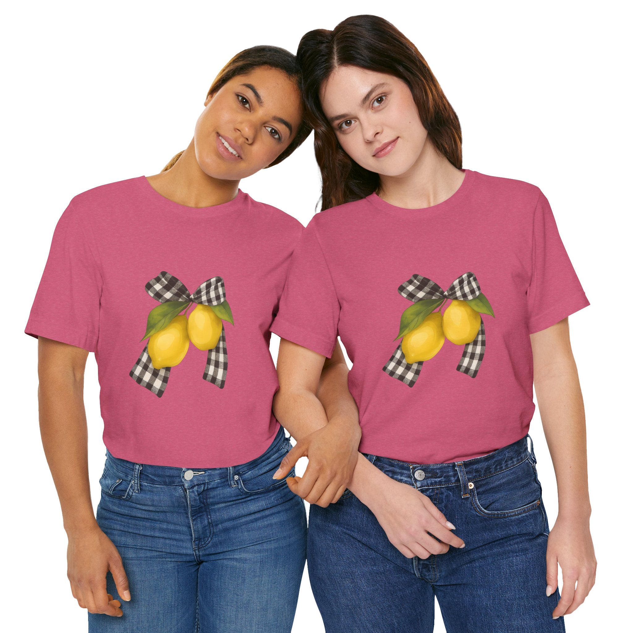 Lemon Print Unisex Tee - Perfect for Summer Parties, Gifts, Everyday wear, Festivals, and Home Decor