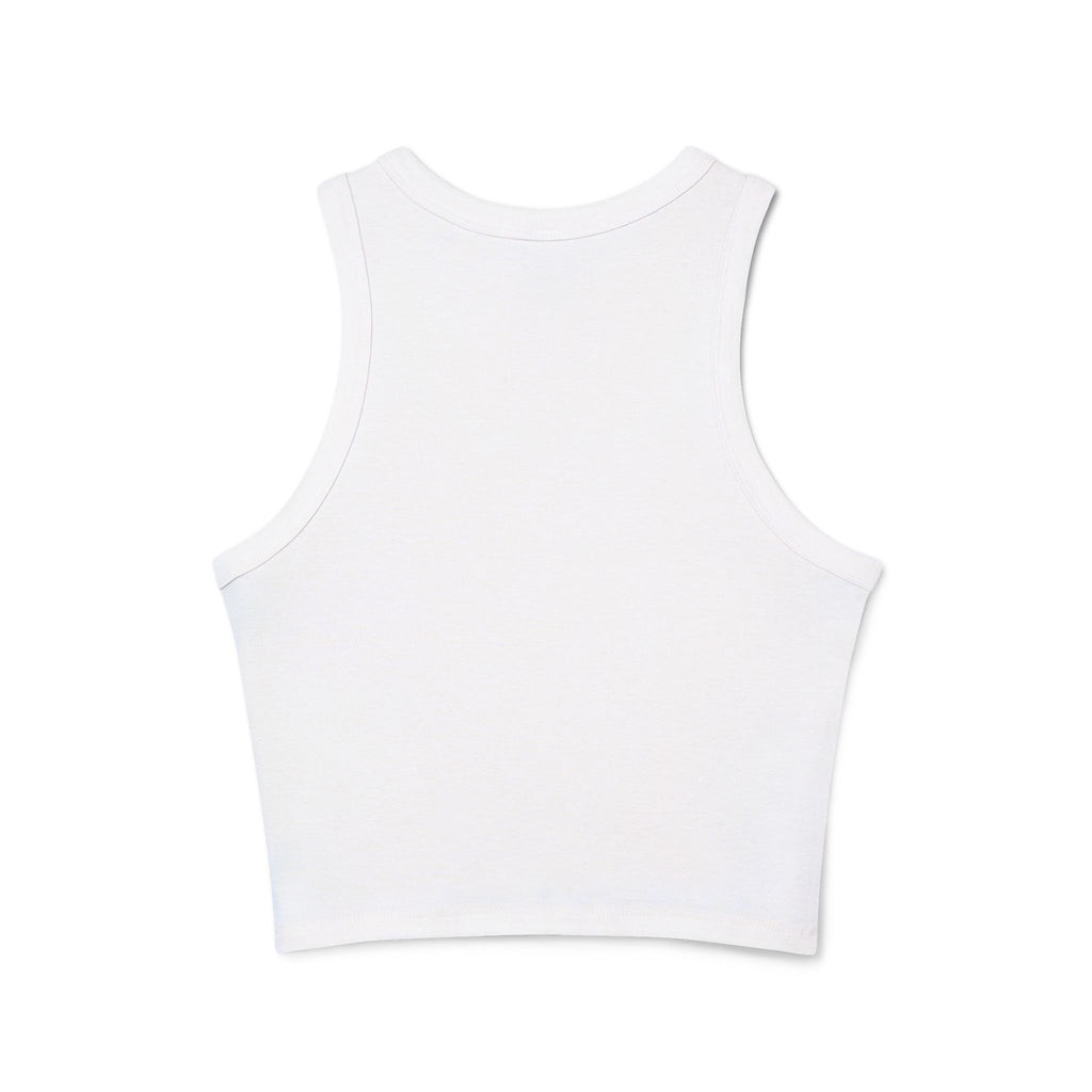 believe Women's Micro Rib Racer Tank Top | Casual Summer Essential, Workout Top, Layering Piece, Holiday Gift, Everyday Comfort