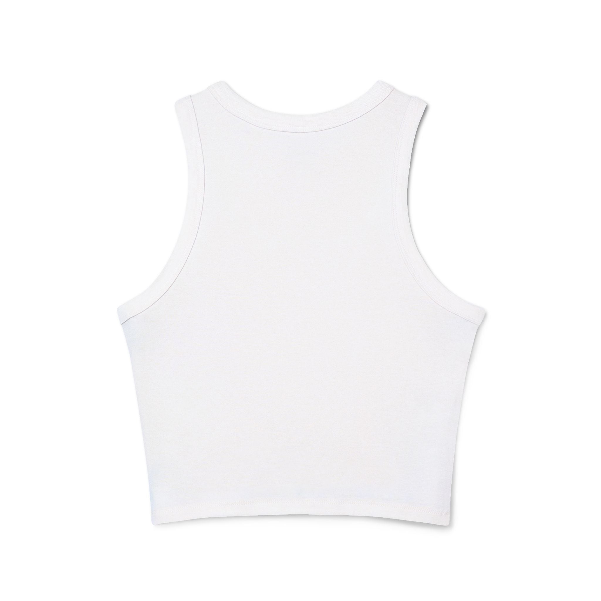 believe Women's Micro Rib Racer Tank Top | Casual Summer Essential, Workout Top, Layering Piece, Holiday Gift, Everyday Comfort