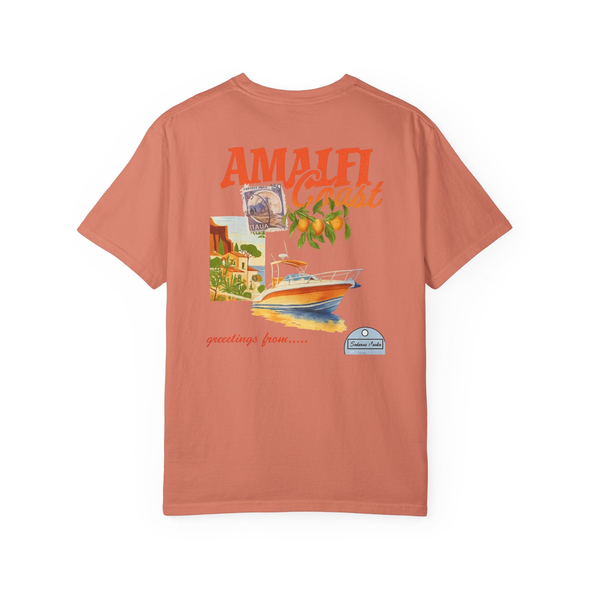 Amalfi Coast Vintage Unisex T-shirt - Stylish Travel Tee for Beach Lovers, Gifts for Her, Casual Summer Wear, Vacation Vibes