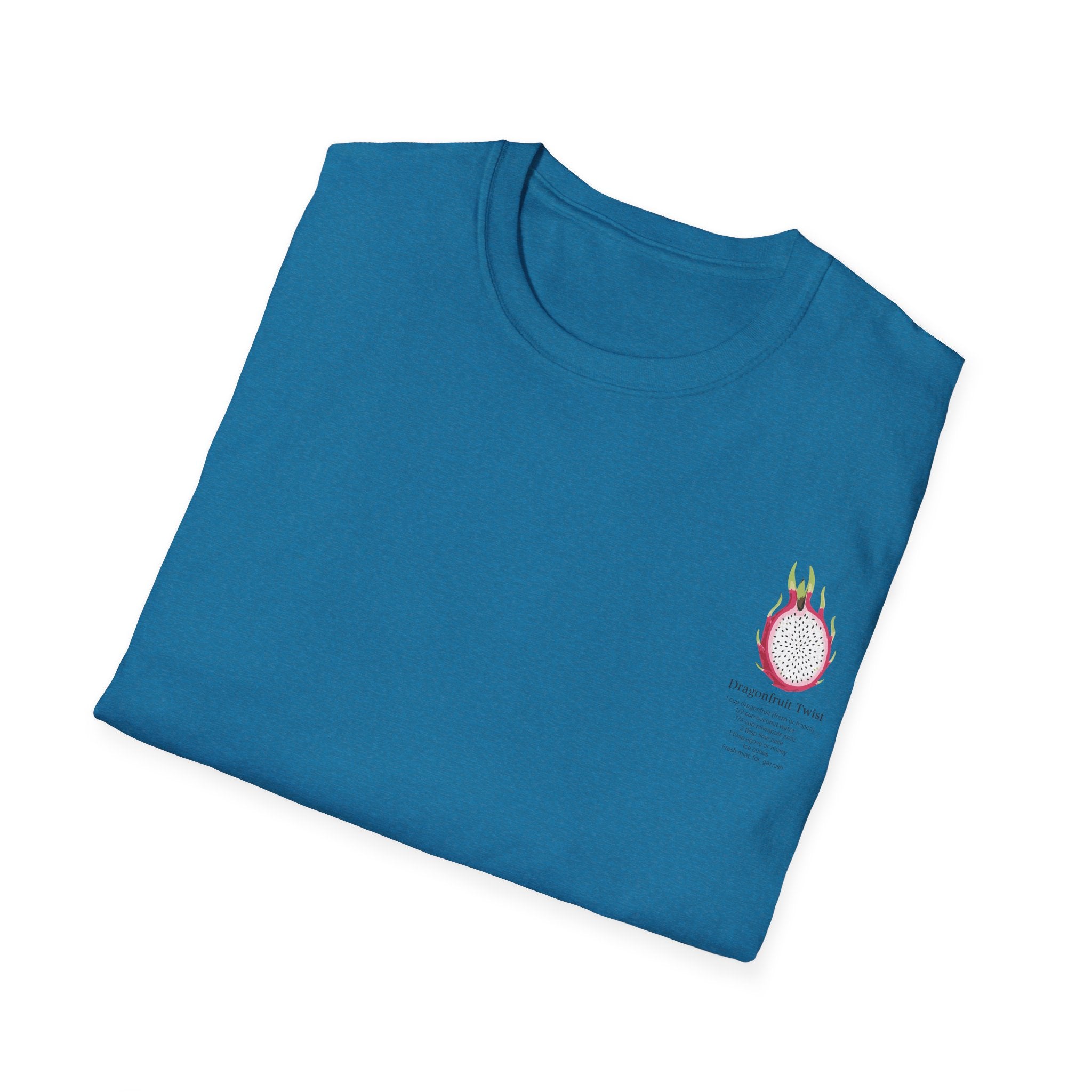 T-Shirt with Dragonfruit Design, Fun Summer Tee, Gift for Fruit Lovers, Cute Casual Wear, Vacation Outfit, Foodie Fashion