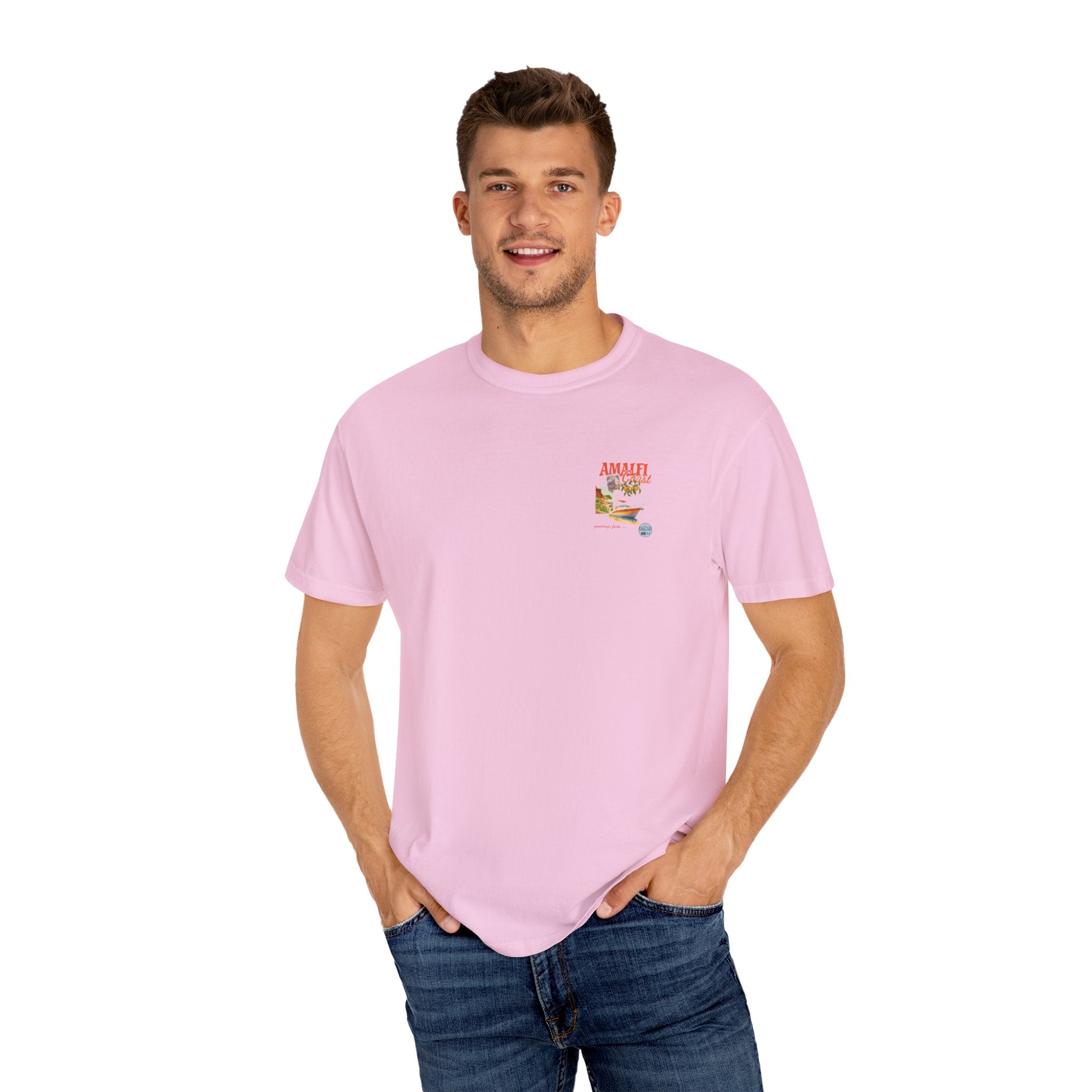 Amalfi Coast Vintage Unisex T-shirt - Stylish Travel Tee for Beach Lovers, Gifts for Her, Casual Summer Wear, Vacation Vibes