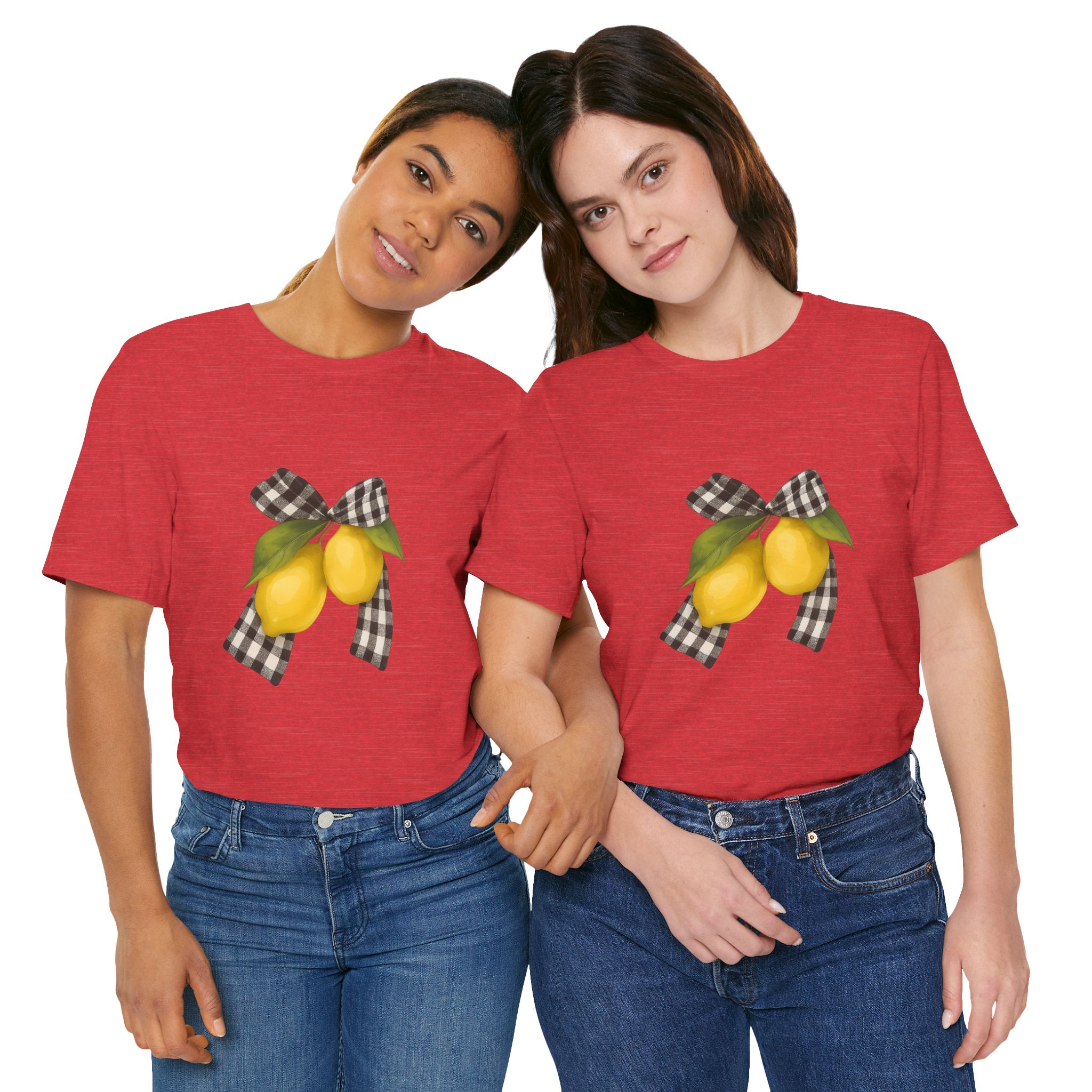 Lemon Print Unisex Tee - Perfect for Summer Parties, Gifts, Everyday wear, Festivals, and Home Decor