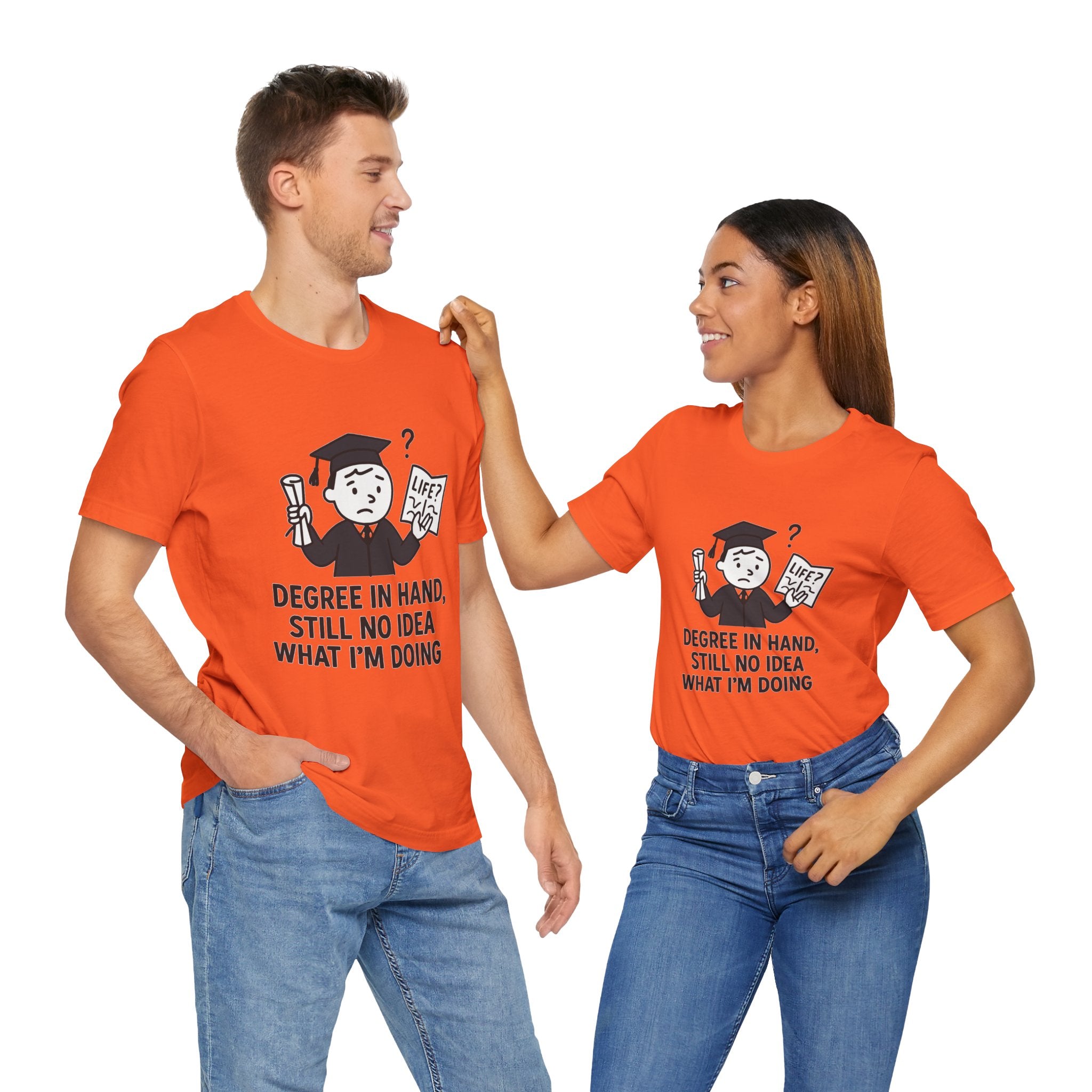 Graduation Humor Tee | Unisex Jersey Short Sleeve Shirt, Funny Graduation Gift, College Shirt, Life After Degree Tee, Graduate T-Shirt