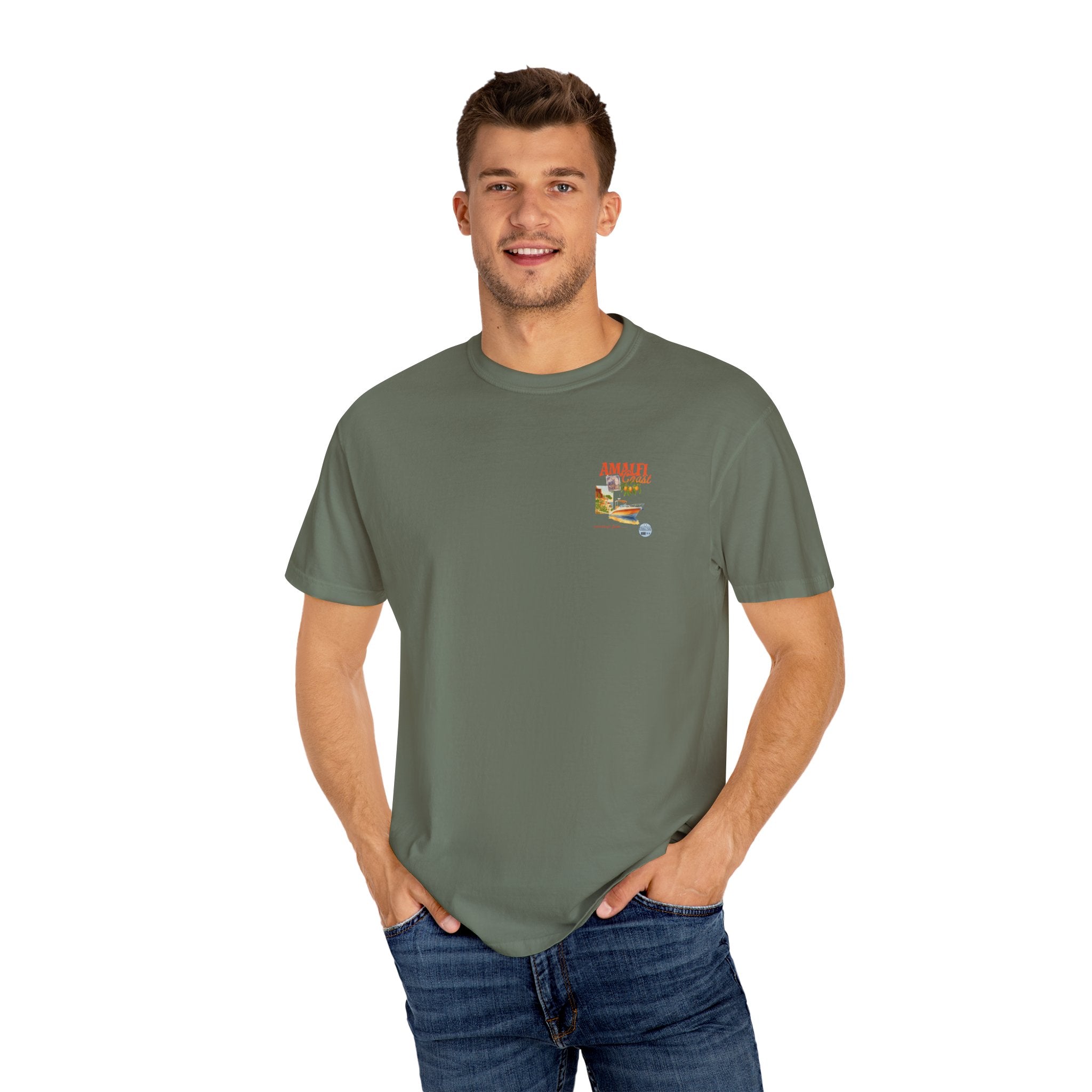 Amalfi Coast Vintage Unisex T-shirt - Stylish Travel Tee for Beach Lovers, Gifts for Her, Casual Summer Wear, Vacation Vibes